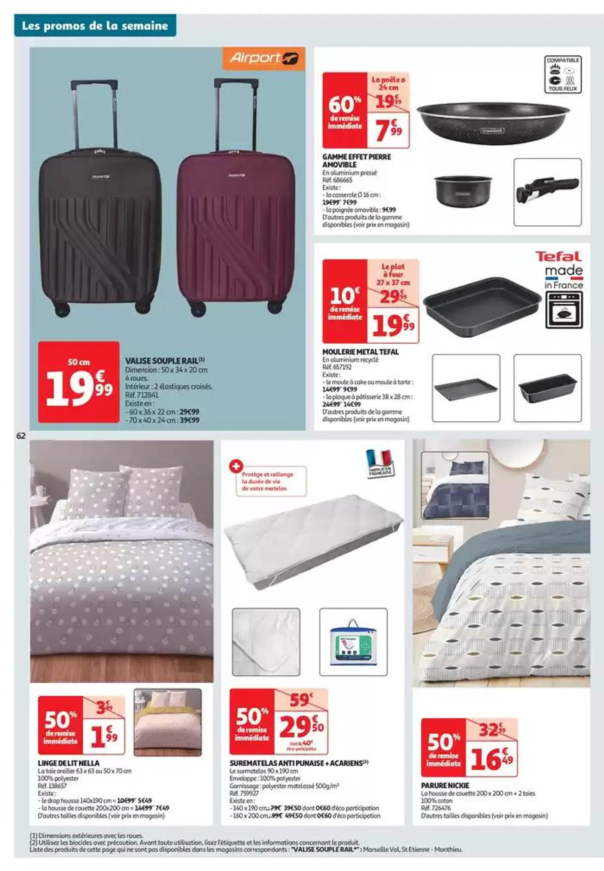 Top depart : 25 jours Auchan  du 29 octobre au 4 novembre 2024 - Catalogue page 62