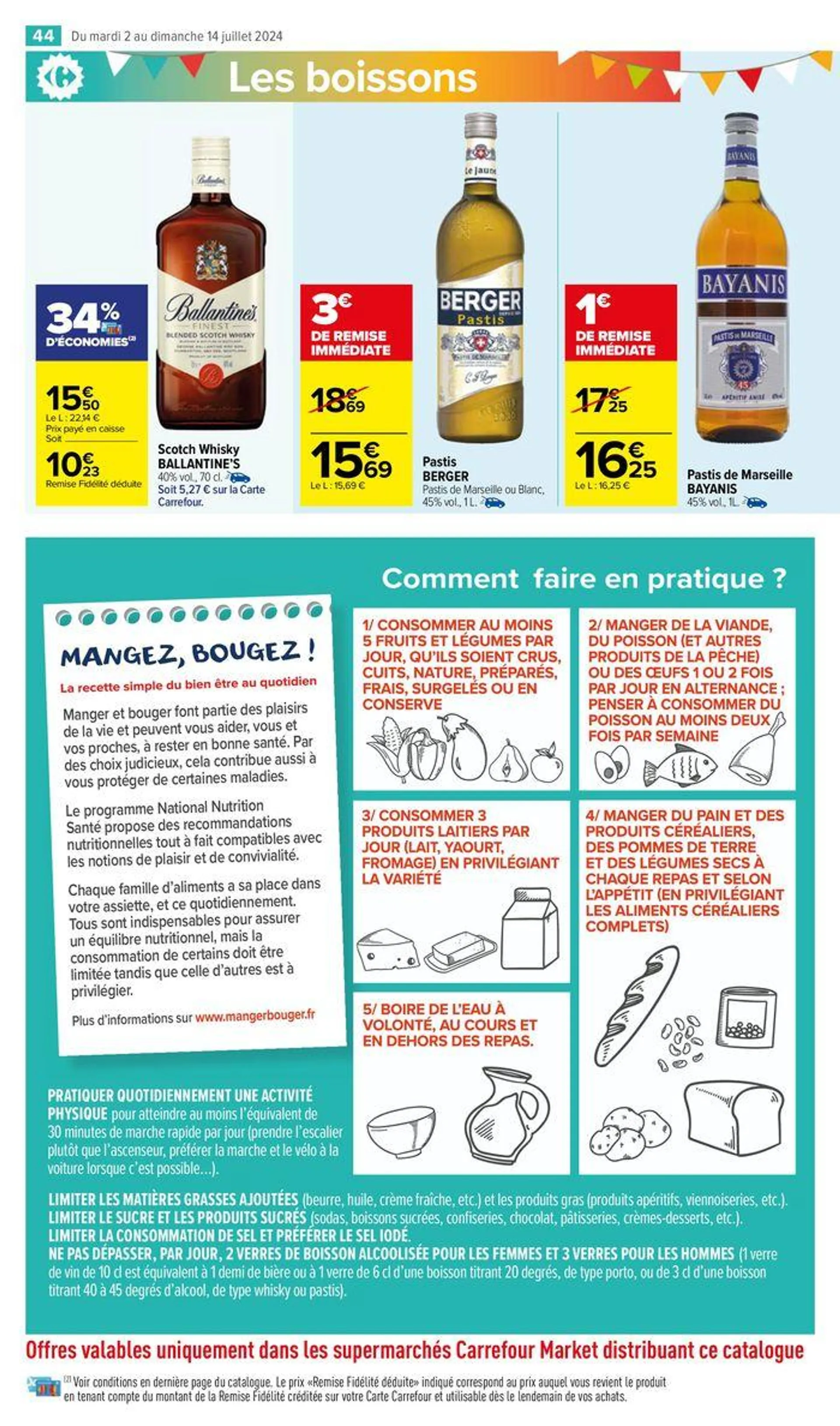 -50% sur le deuxième du 2 juillet au 14 juillet 2024 - Catalogue page 48