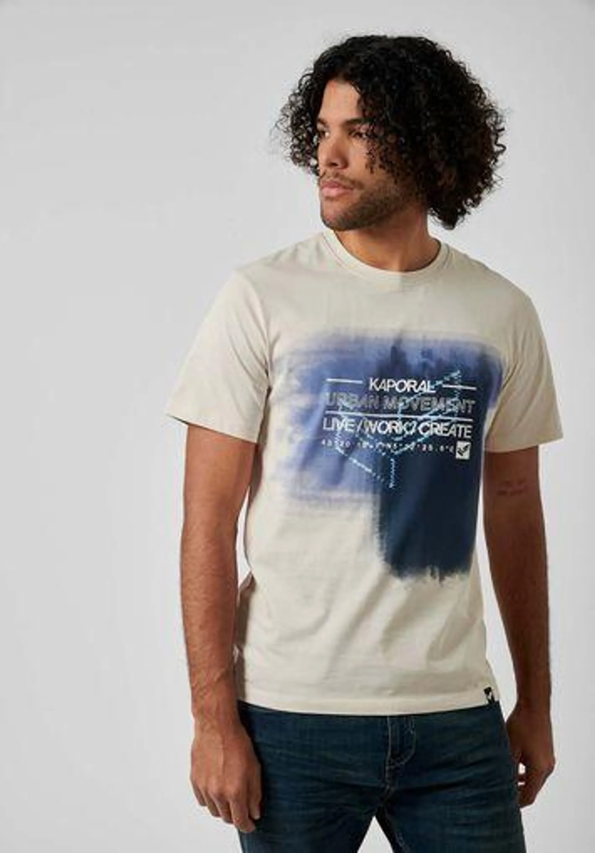 T-shirt écru Homme 100% coton bio