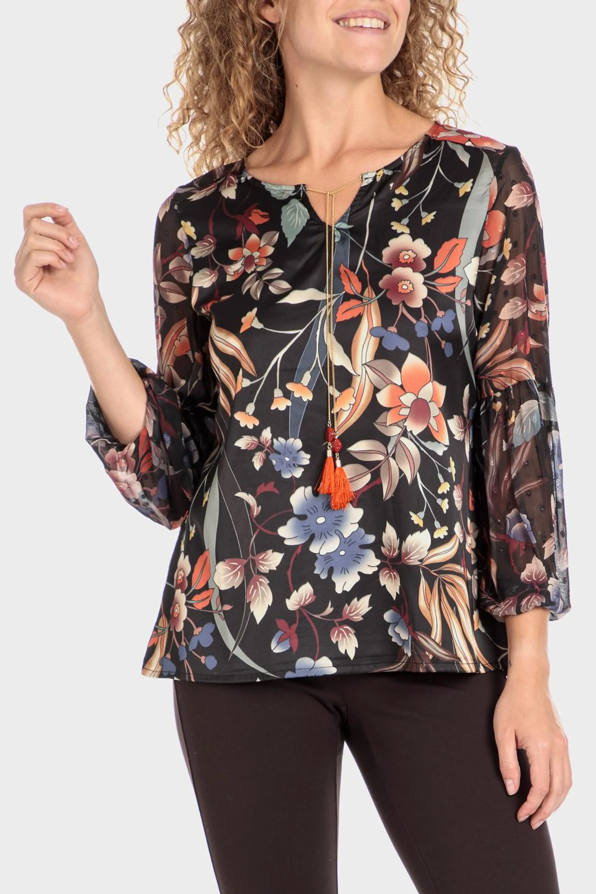 Blouse imprimé fleurs