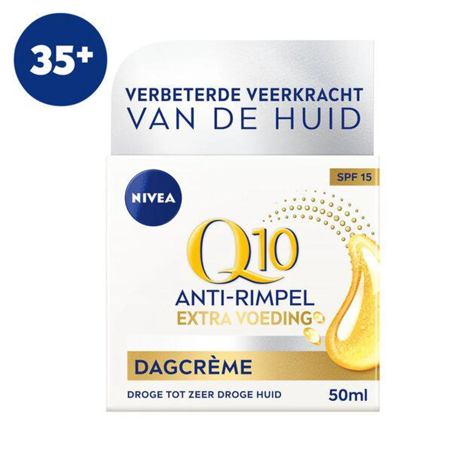 Nivea Soin de Jour Anti-Rides + Resserre les Pores Q10 Power FPS 15