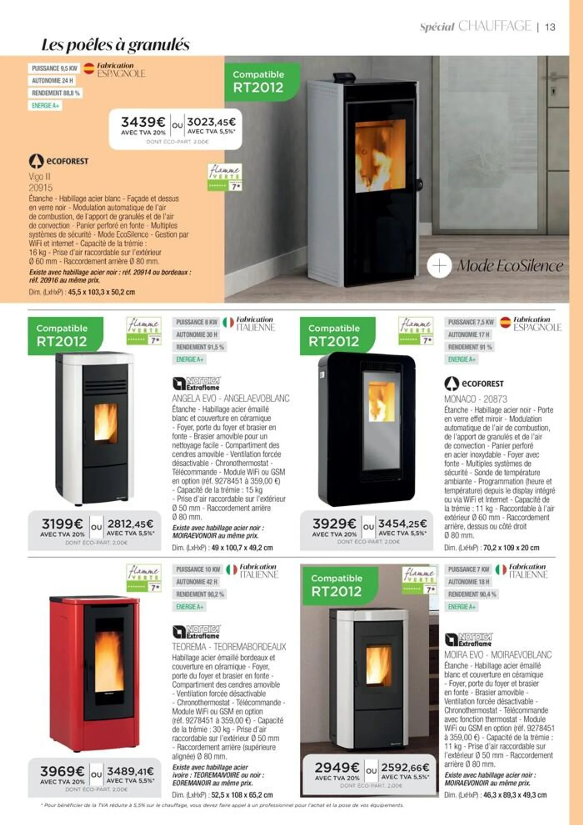 EXTRA GUIDE CHAUFFAGE 2023 du 4 août au 4 août 2024 - Catalogue page 13