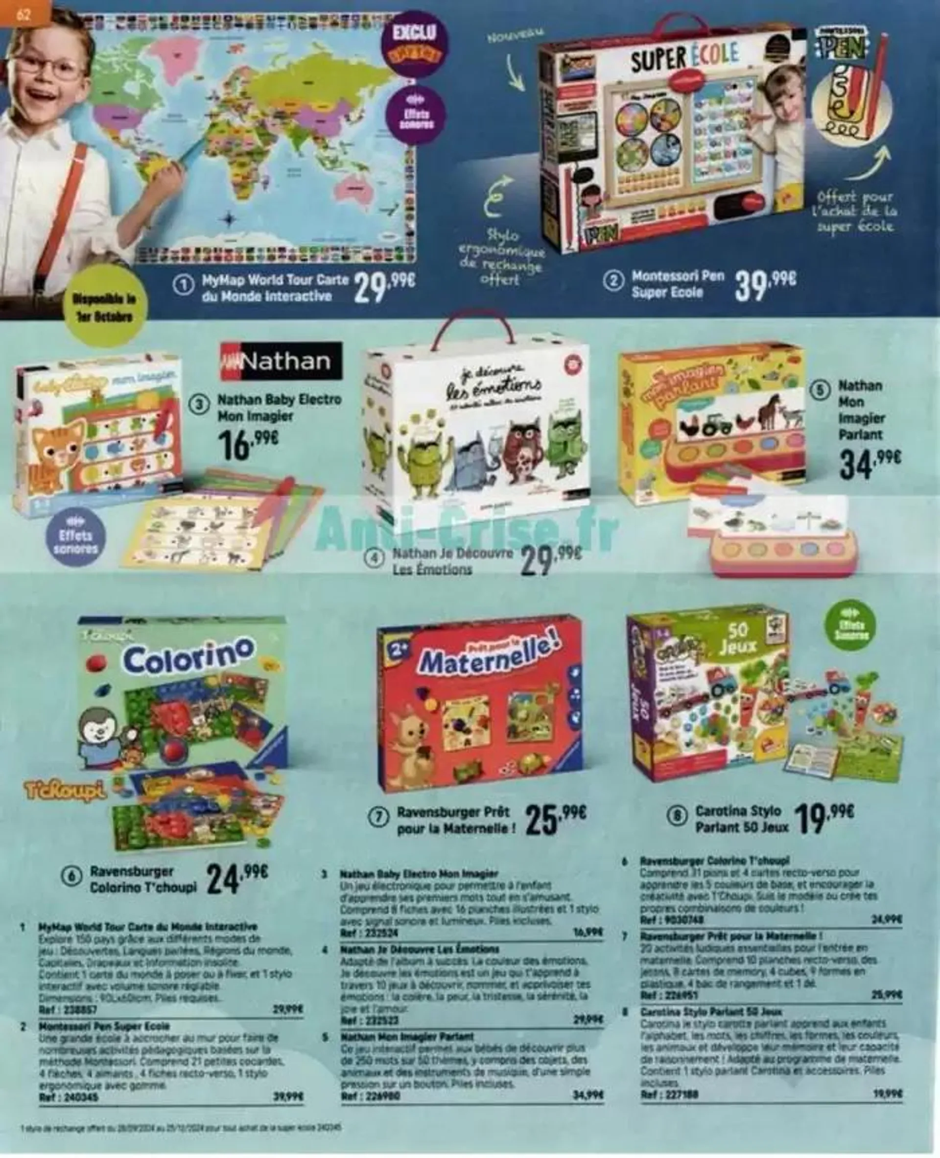 Toys Superstores du 25 septembre au 1 décembre 2024 - Catalogue page 62