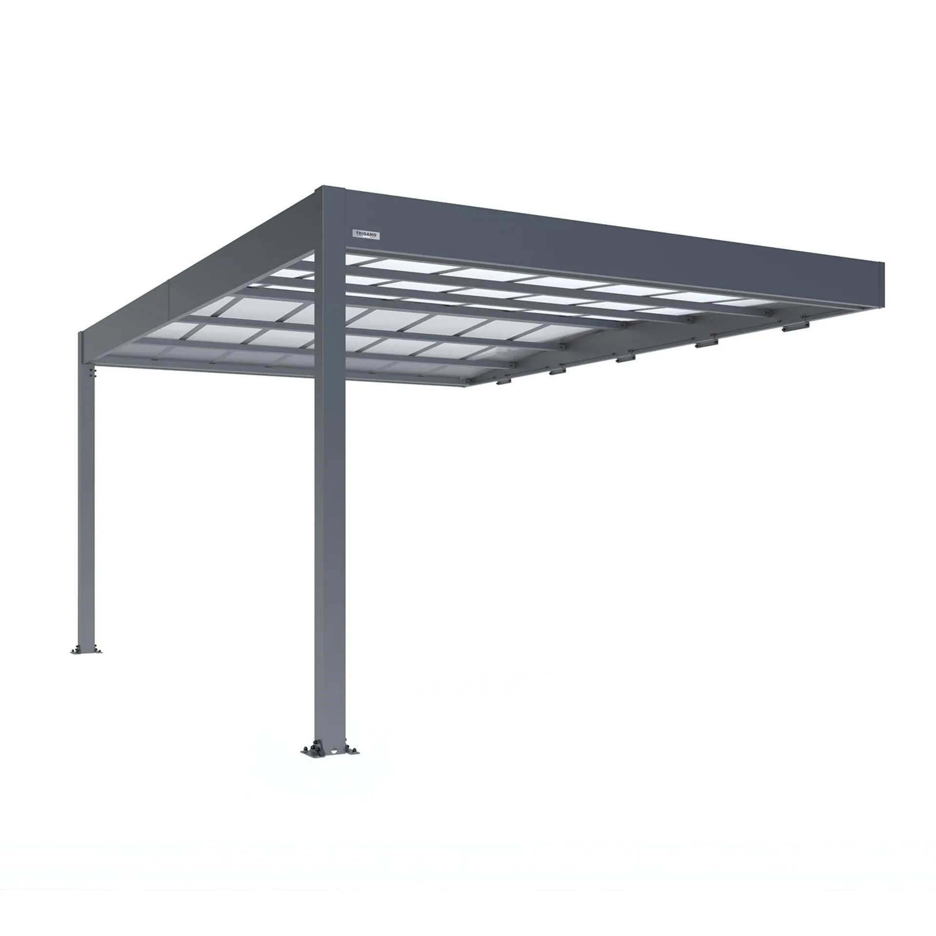 Carport Libeccio Wall Adossé - 16.24 M²