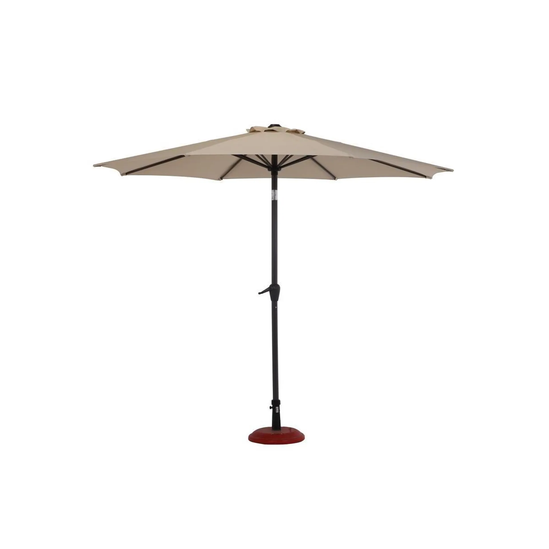 Parasol Fidji - ø 3 x H 2.45 m - Beige sable - HESPERIDE