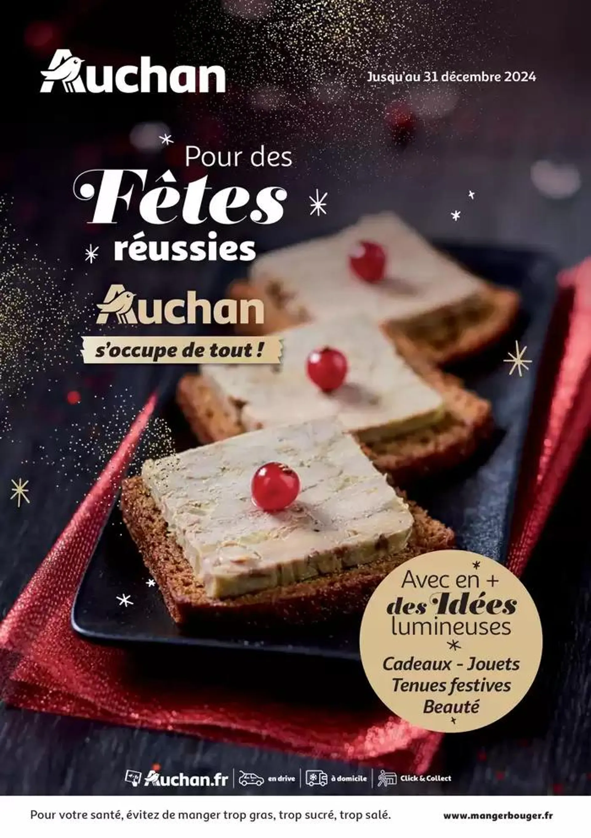 Pour des Fêtes réussies Auchan soccupe de tout ! - 1