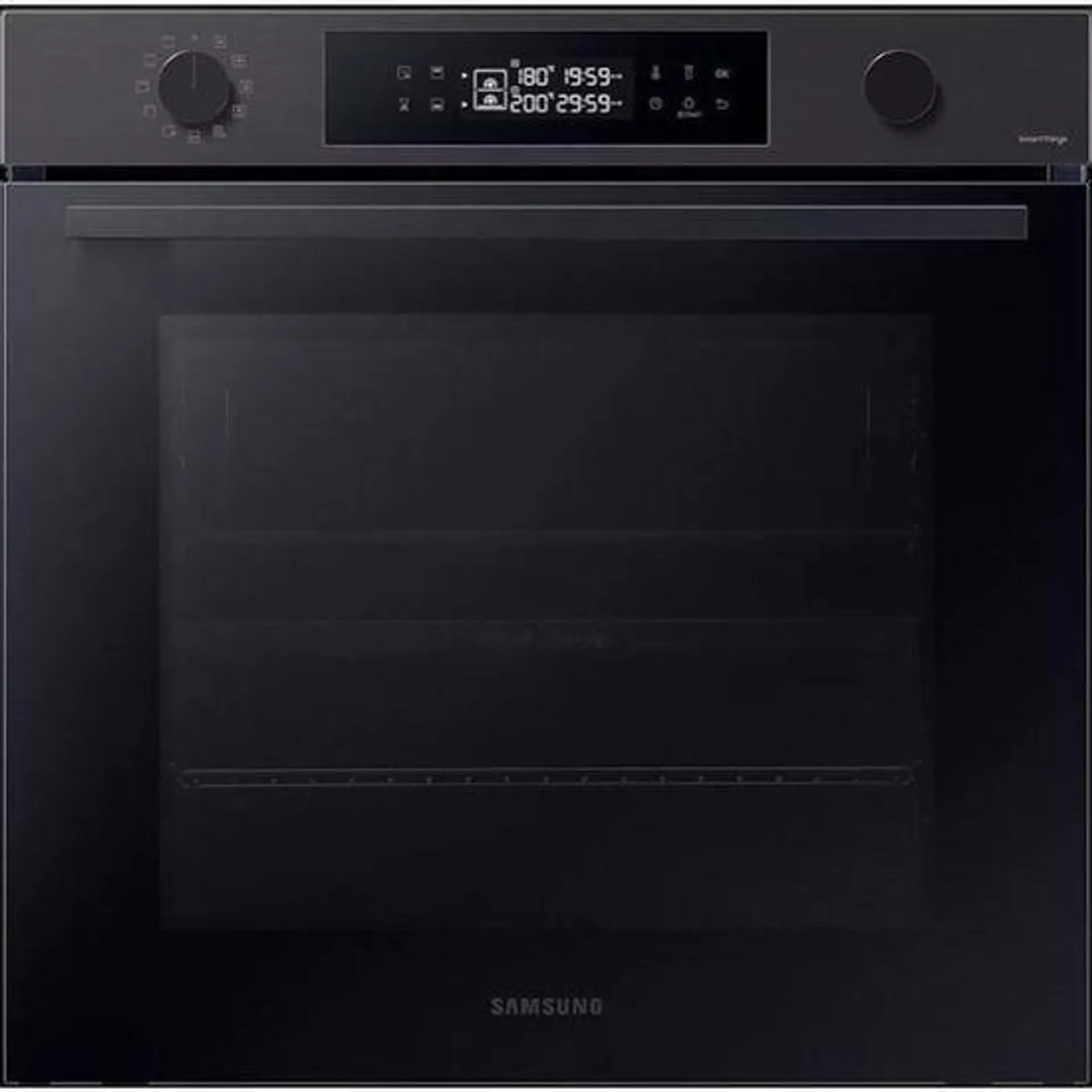 Four encastrable SAMSUNG NV7B4430ZAB - Multifonction - Pyrolyse - Chaleur tournante - Inox anti-traces.