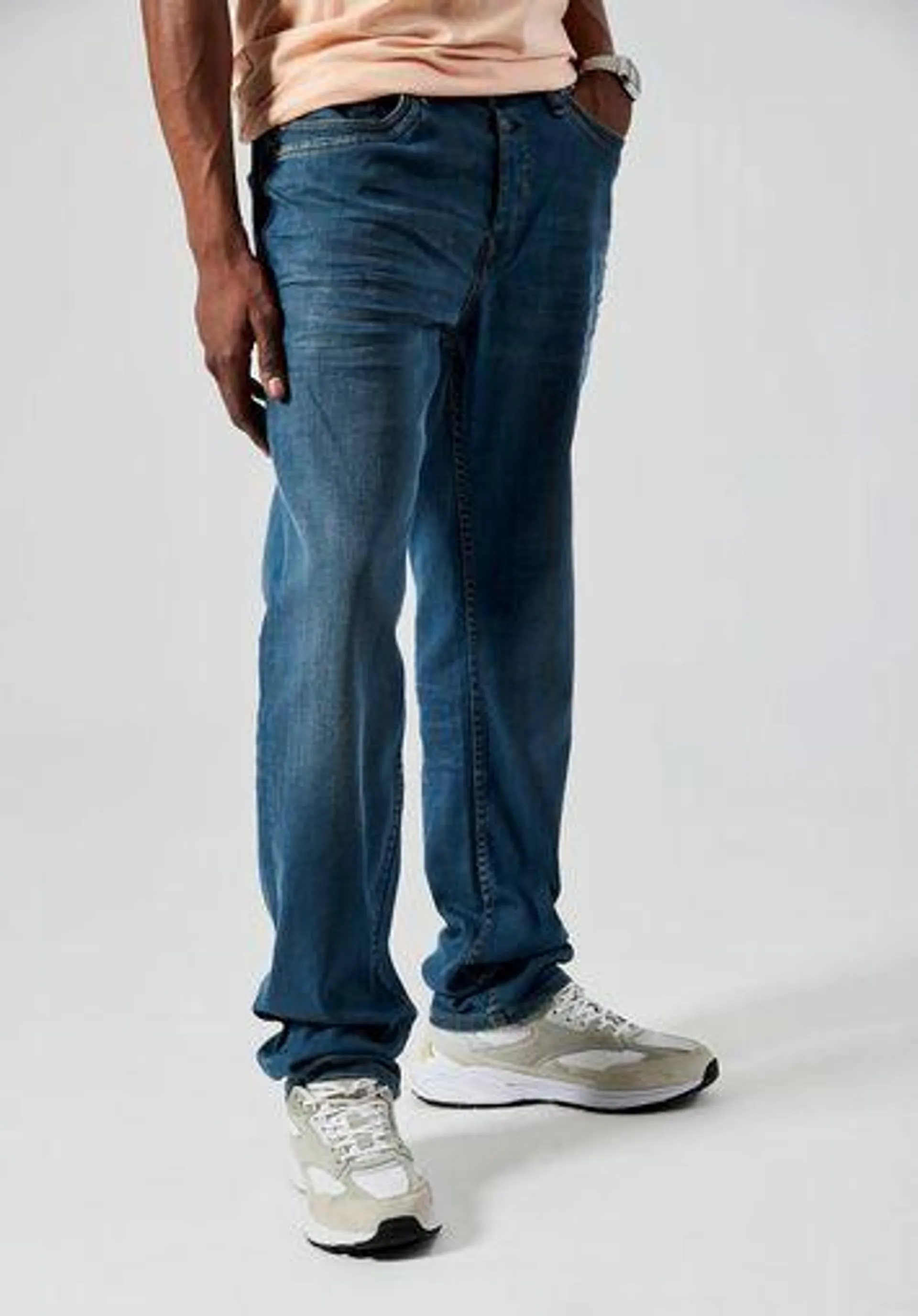 Jean straight bleu Homme