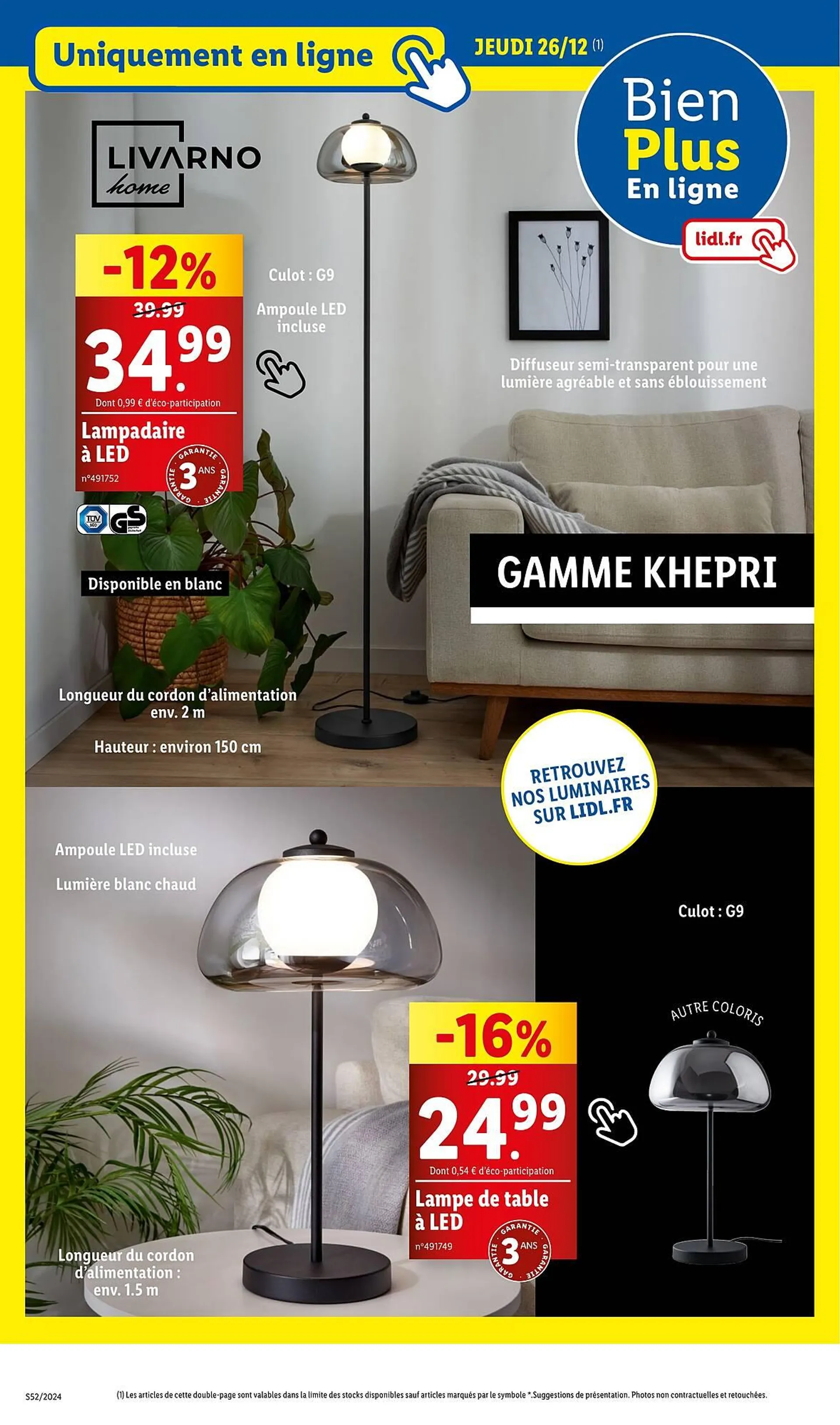 Catalogue Lidl du 26 décembre au 31 décembre 2024 - Catalogue page 50