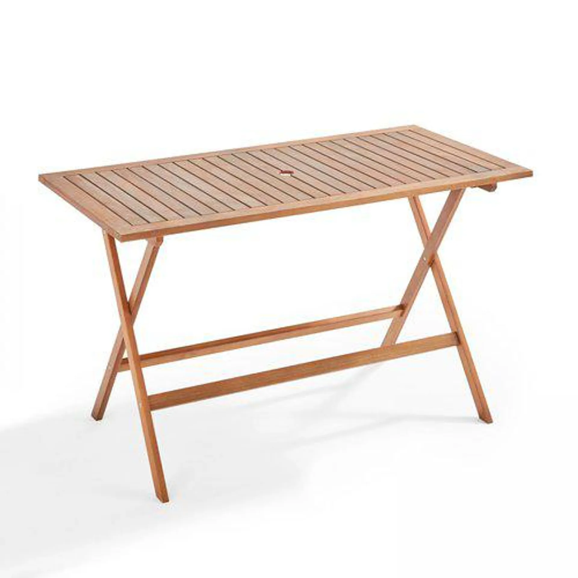 Table de jardin rectangulaire en bois d'eucalyptus, SETE