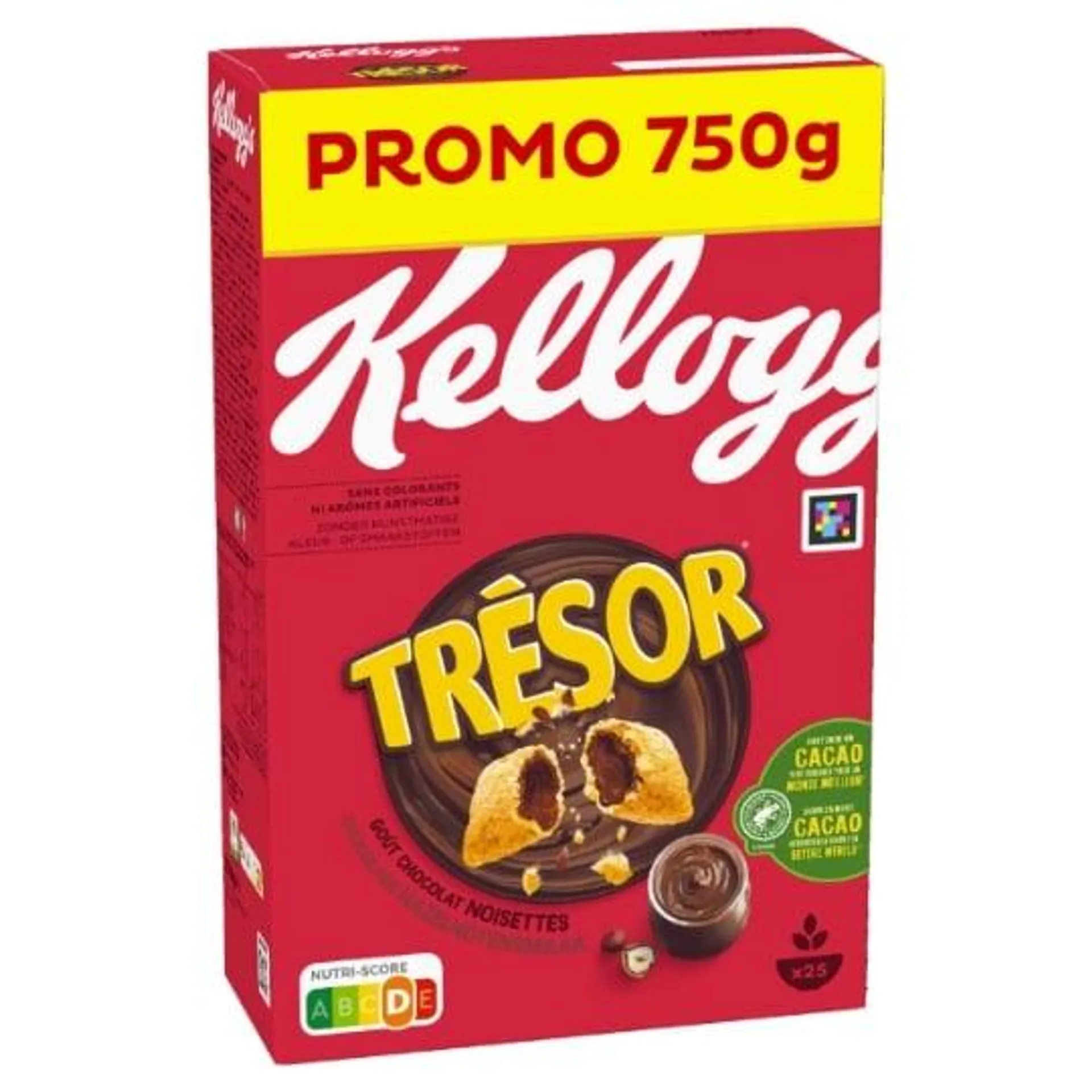 Céréales chocolat noisettes trésor KELLOGG'S