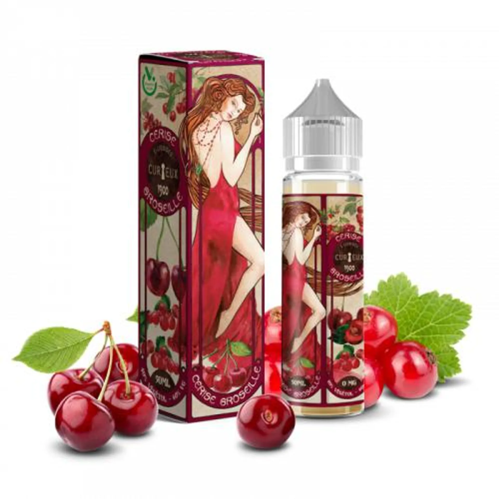 E-Liquide CERISE GROSEILLE 50 ml - Curieux Edition 1900