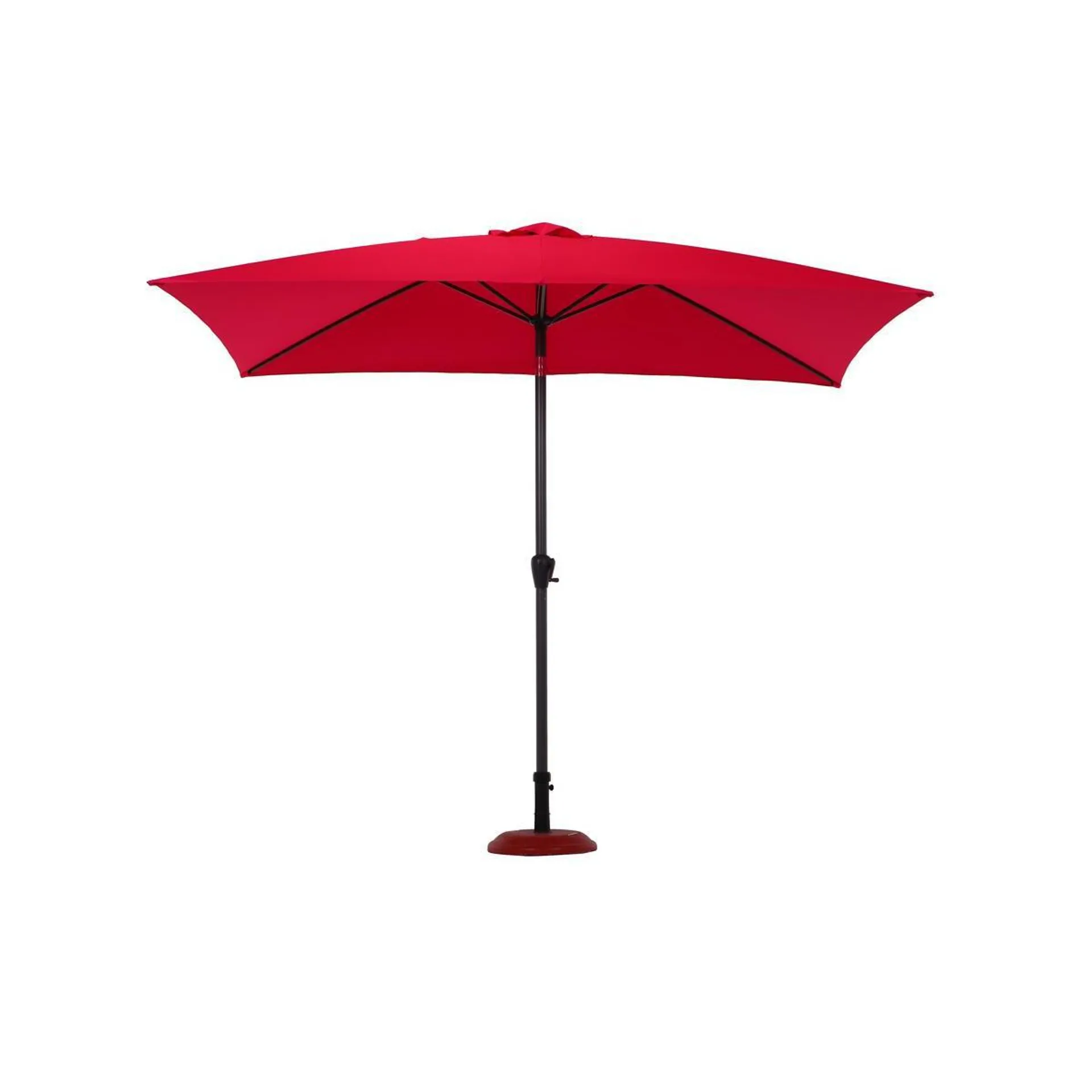 Parasol Fidji - 300 x 200 x H 250 cm - Rose framboise - HESPERIDE