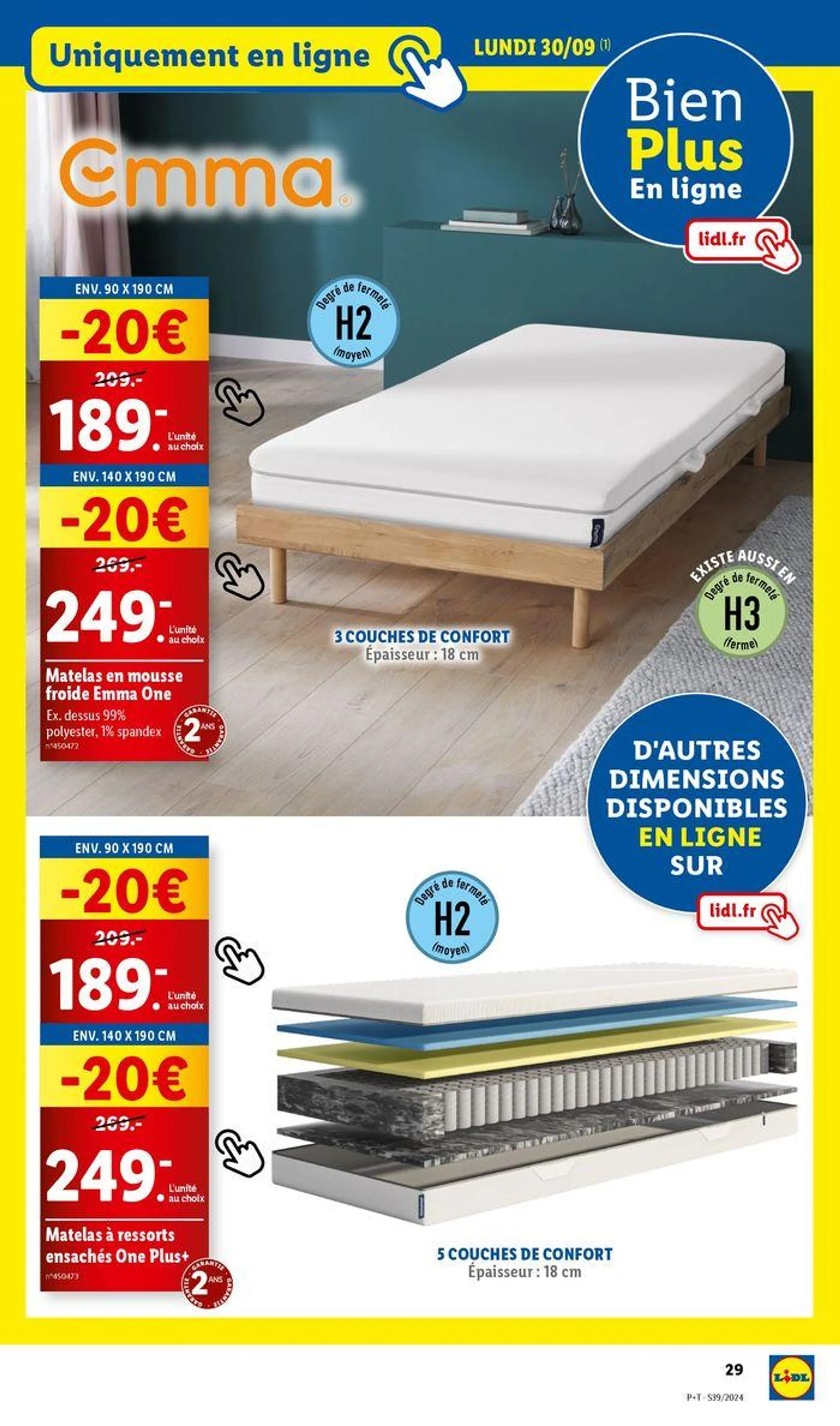 C'est le moment ! Cette semaine Lidl vous propose vos produits préférés à prix cassé  du 26 septembre au 30 septembre 2024 - Catalogue page 43