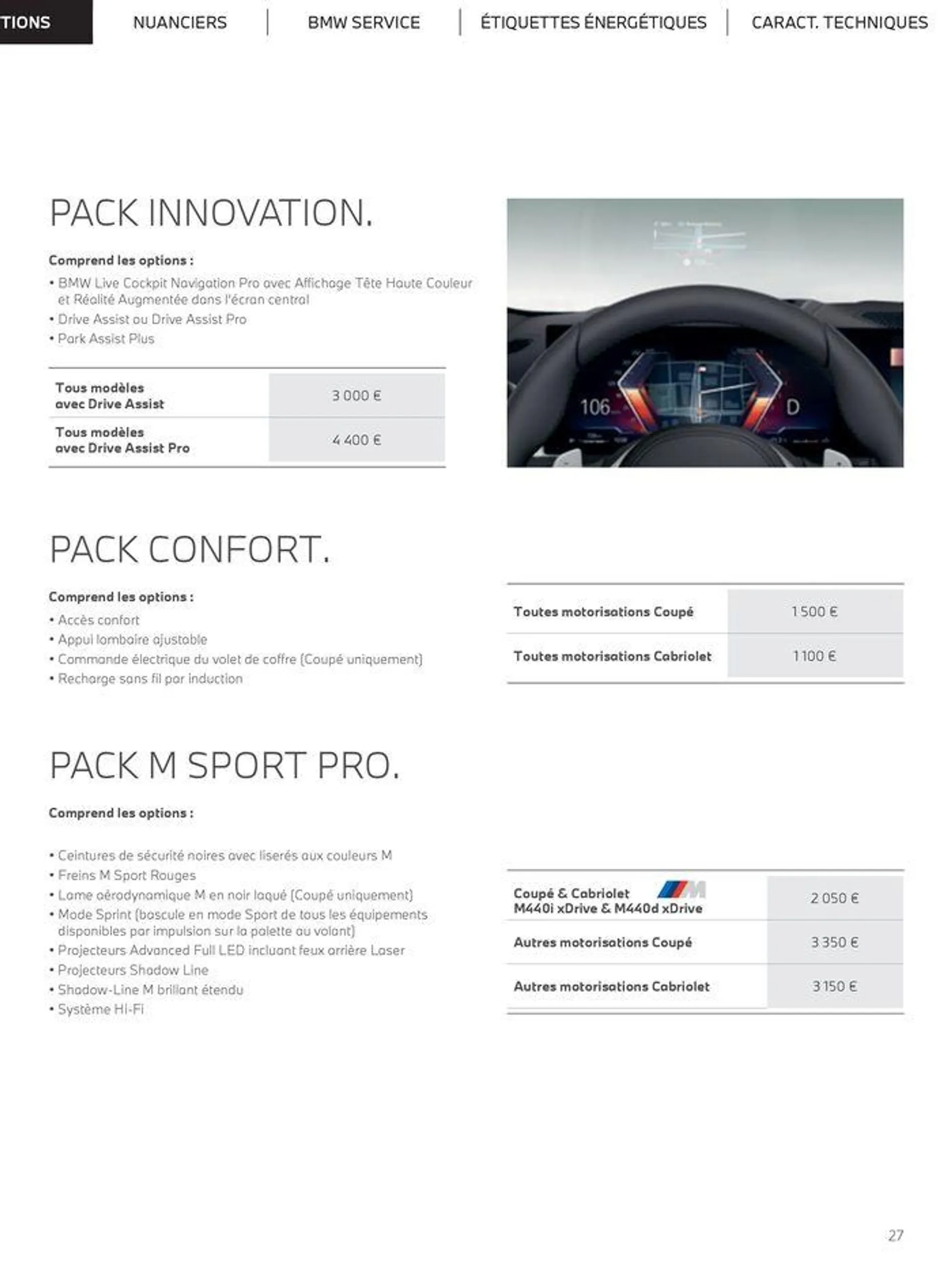 THE NEW 4 COUPÉ CABRIOLET du 26 juin au 31 janvier 2025 - Catalogue page 27