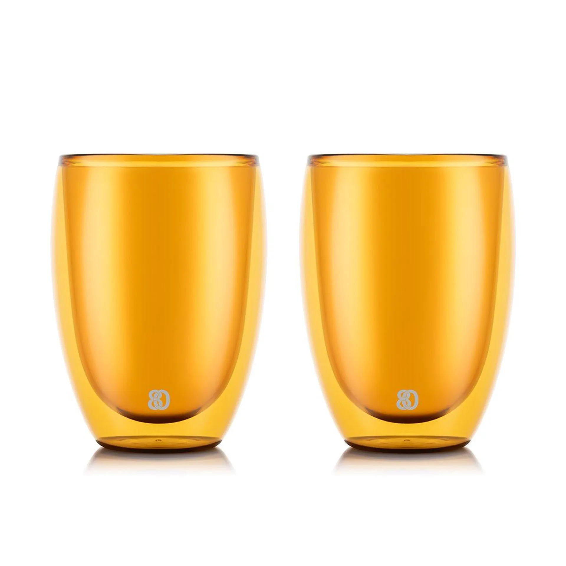 Set 2 verres, double paroi, 0.35 l