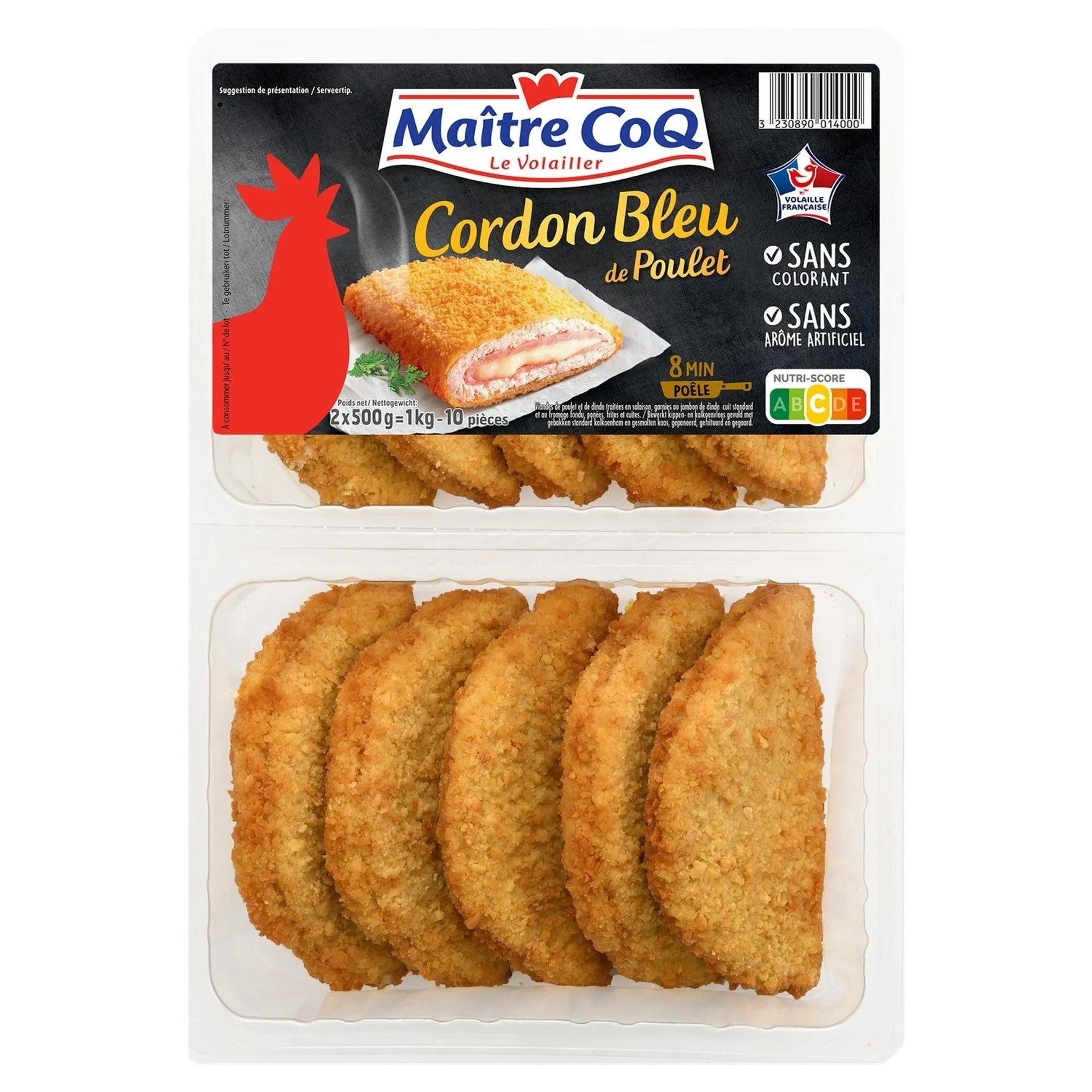 Cordons bleus de poulet MAITRE COQ