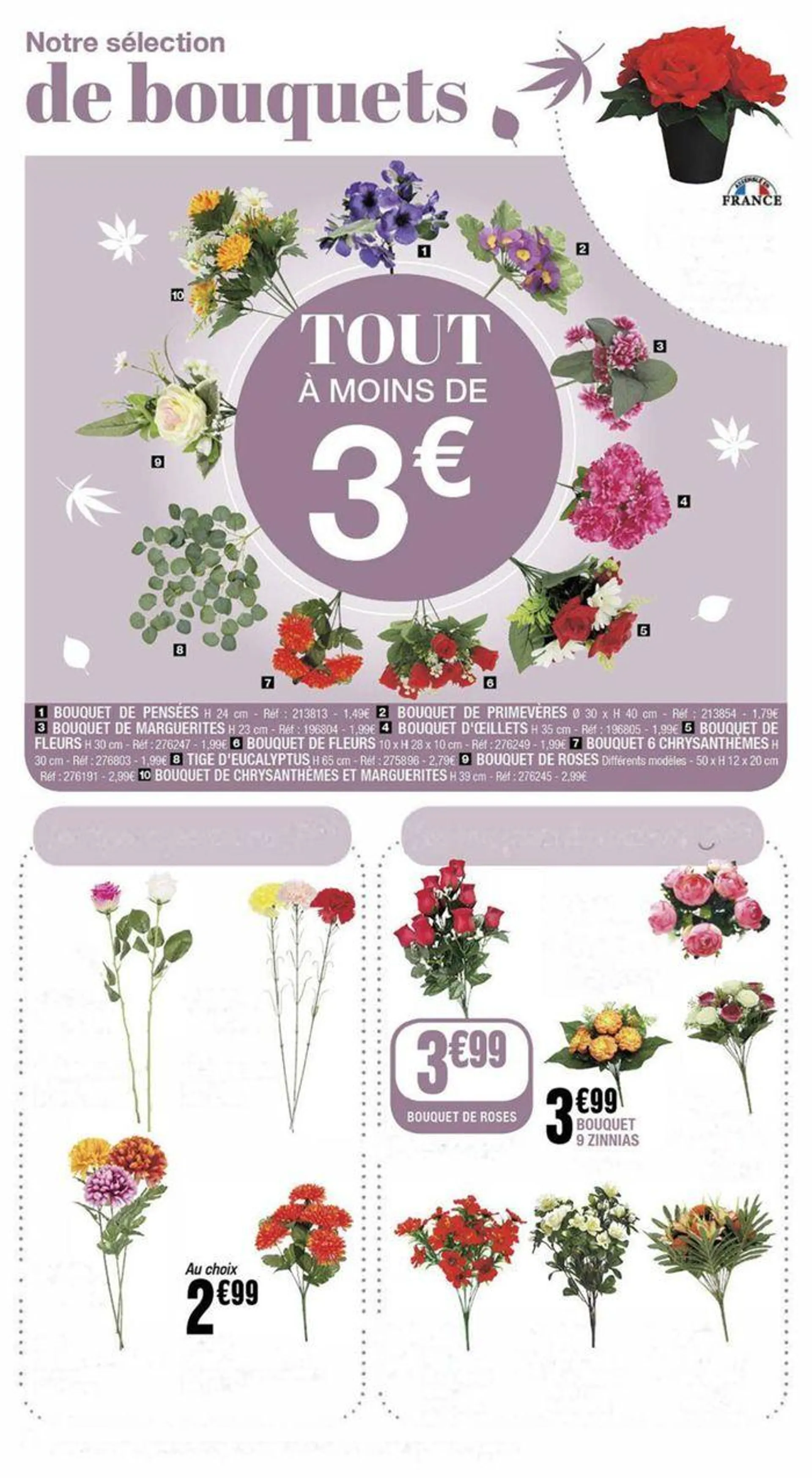 Notre sélection de bouquets du 16 septembre au 31 octobre 2024 - Catalogue page 2