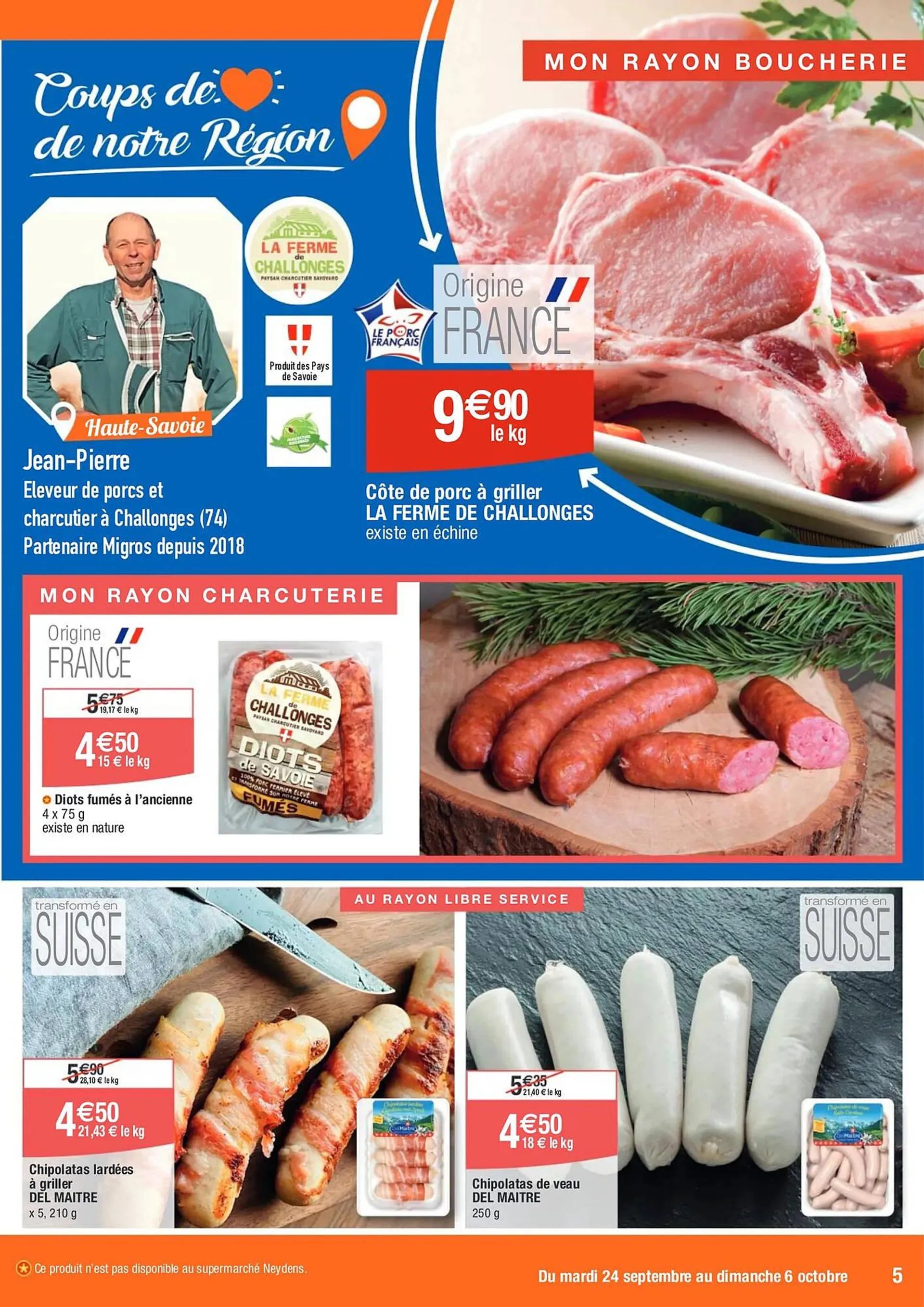 Catalogue Migros du 24 septembre au 6 octobre 2024 - Catalogue page 5