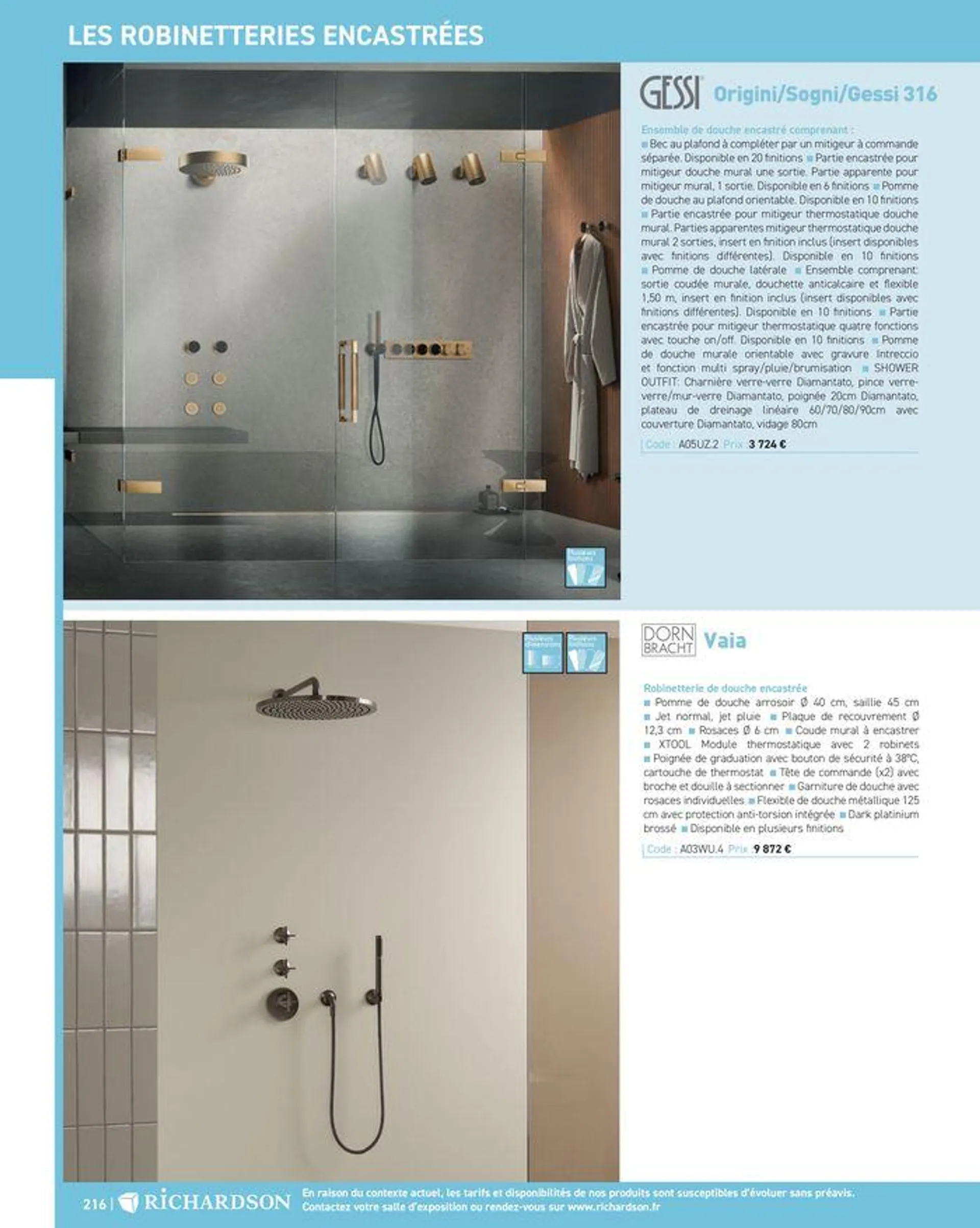 Salle de bains et carrelage 2024 du 23 mai au 31 décembre 2024 - Catalogue page 218