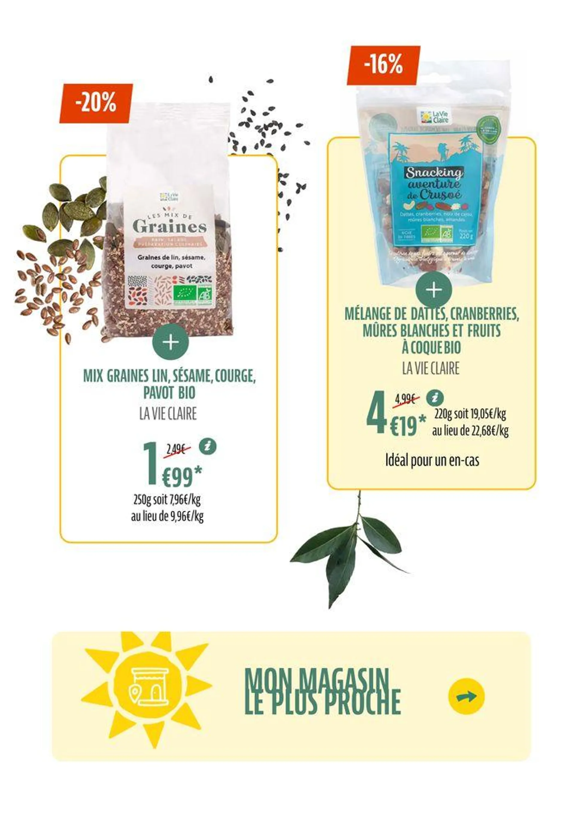 TOUTES NOS PROMOS BIO POUR UN ÉTÉ SAVOUREUX du 1 juillet au 31 juillet 2024 - Catalogue page 19