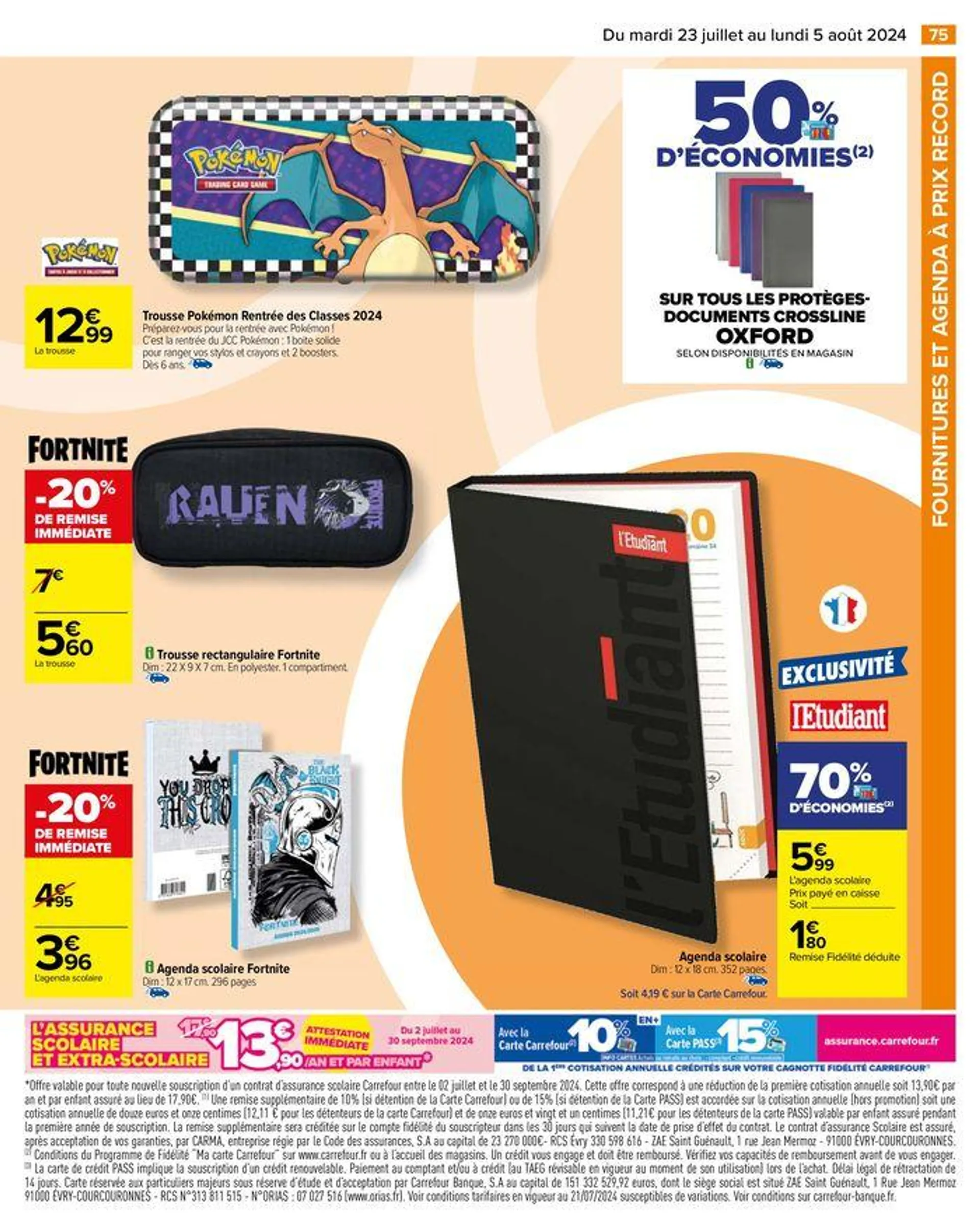 LE TOP CHRONO DES PROMOS du 23 juillet au 5 août 2024 - Catalogue page 77