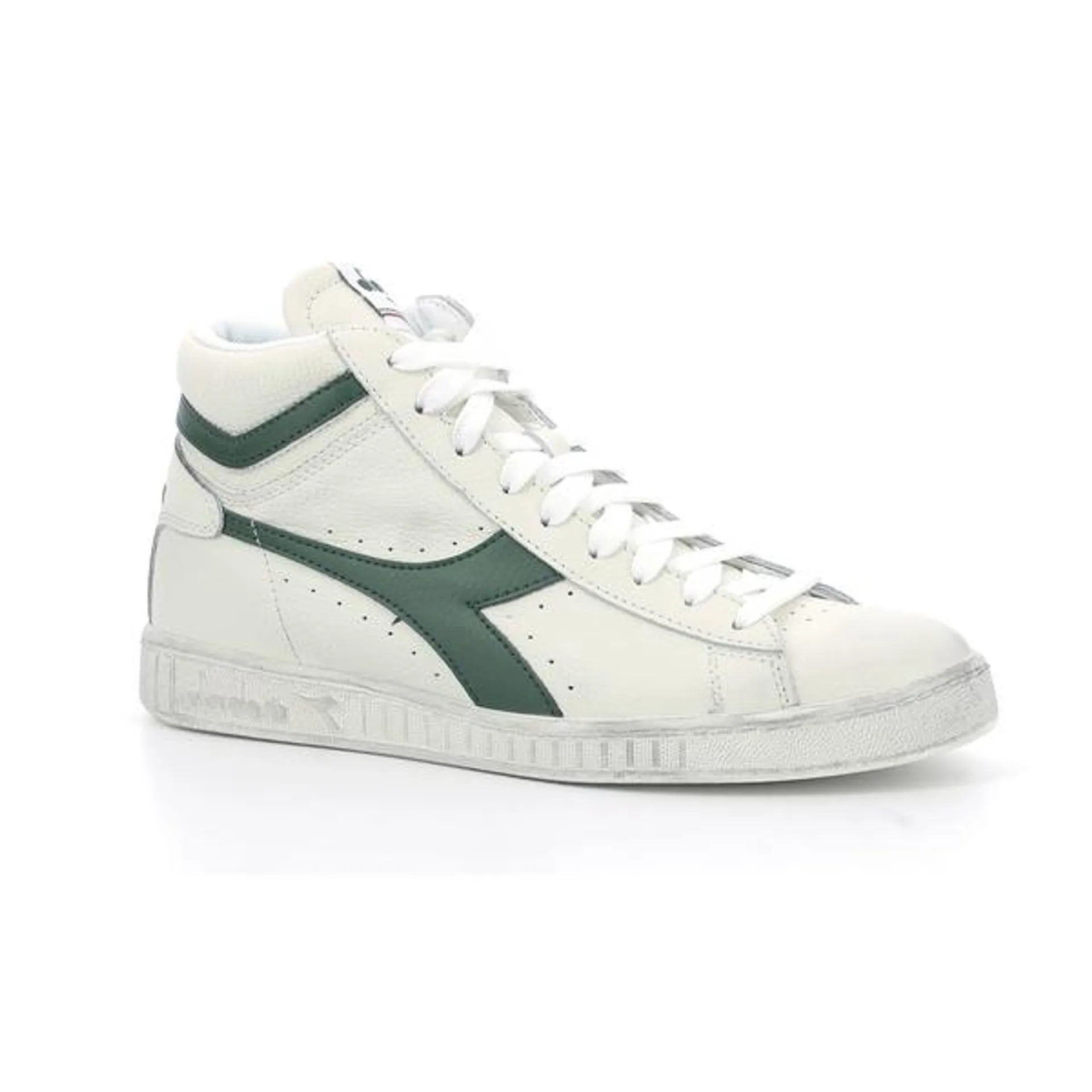 Game L Hi Waxed - White/fogliage