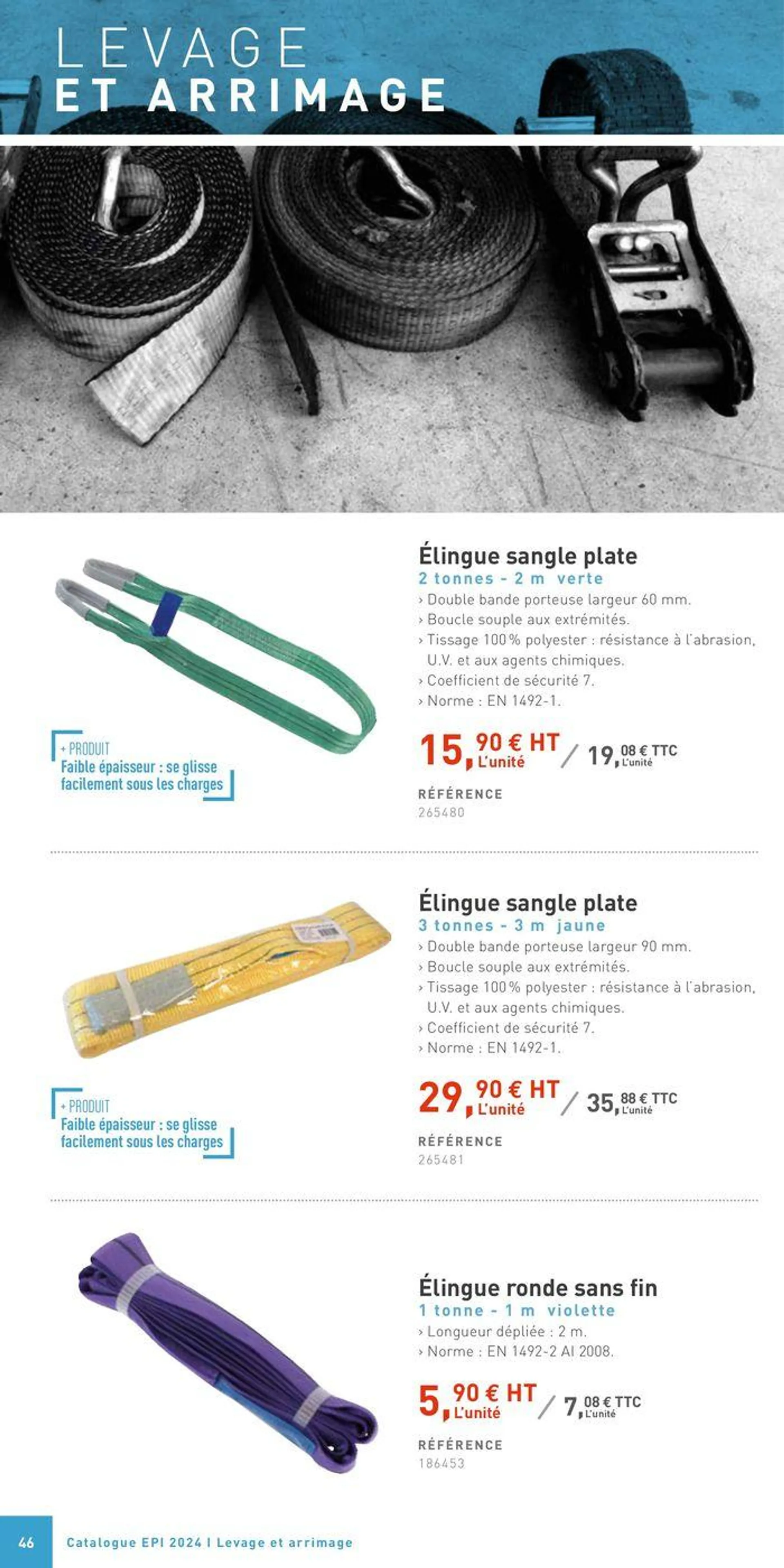 Epi Protection Chantier du 30 mai au 31 décembre 2024 - Catalogue page 48