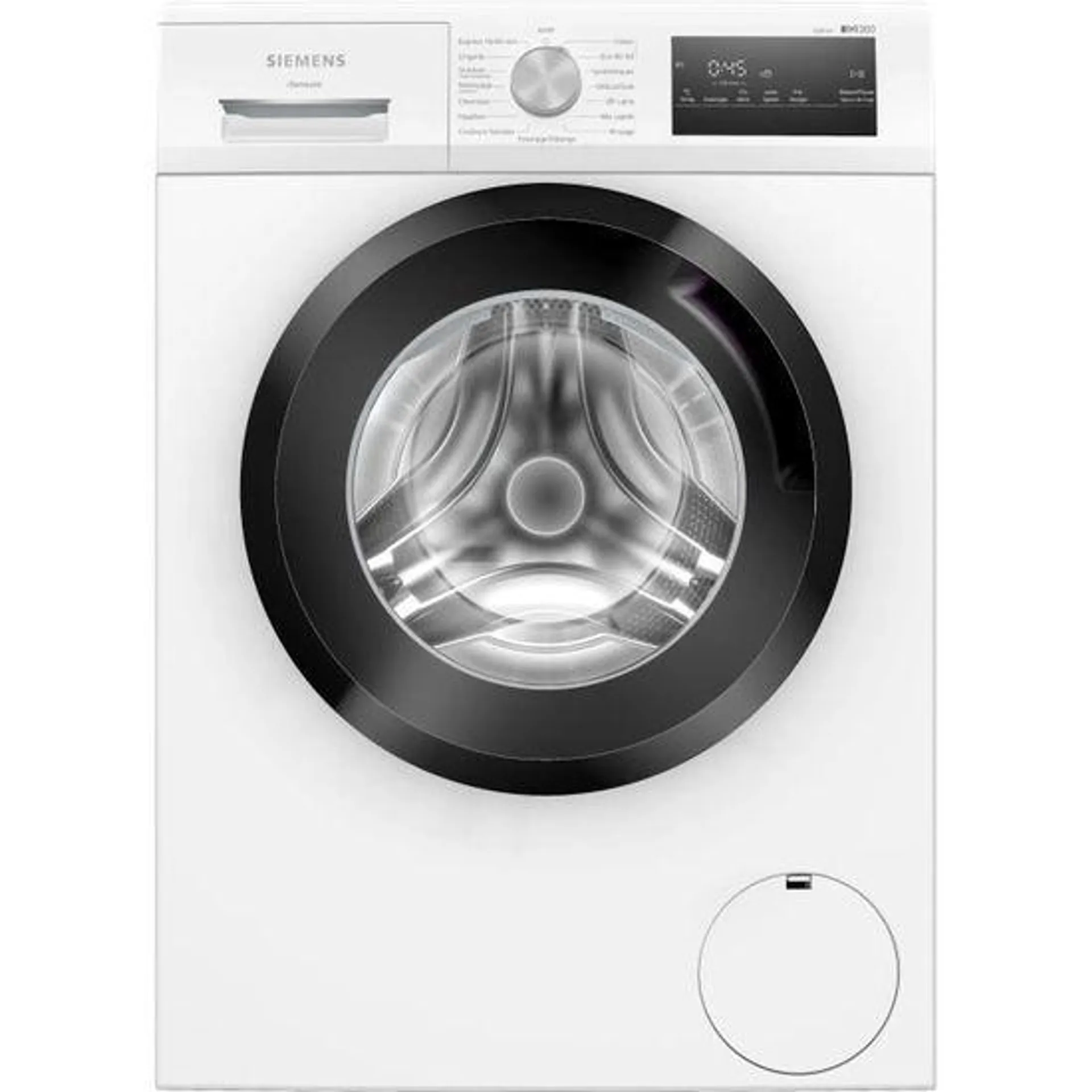 Lave-linge hublot SIEMENS WM12N117FR iQ300 - 7 kg - 1200 trs/min - Induction - L60cm - Classe B - Blanc