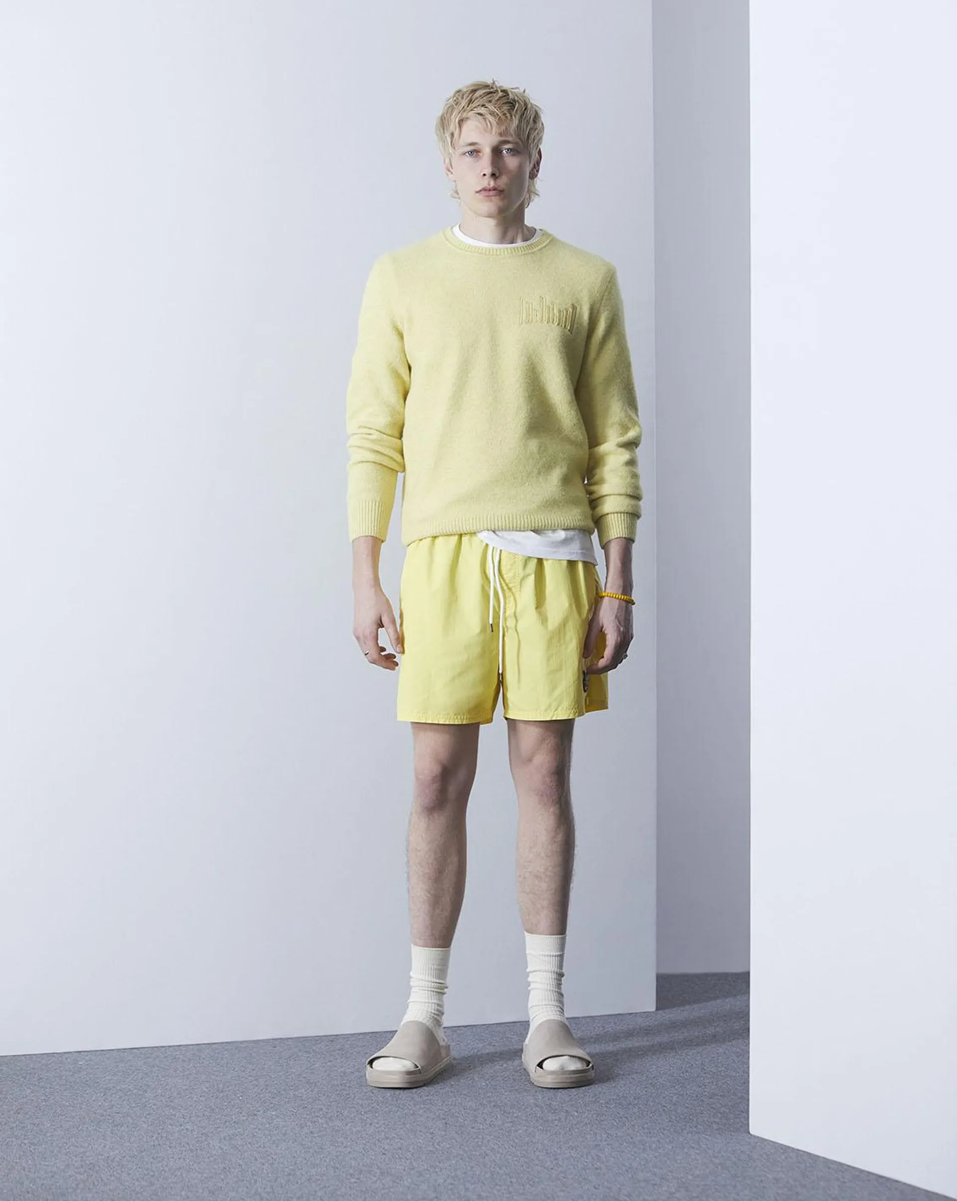 Pull city wool jaune