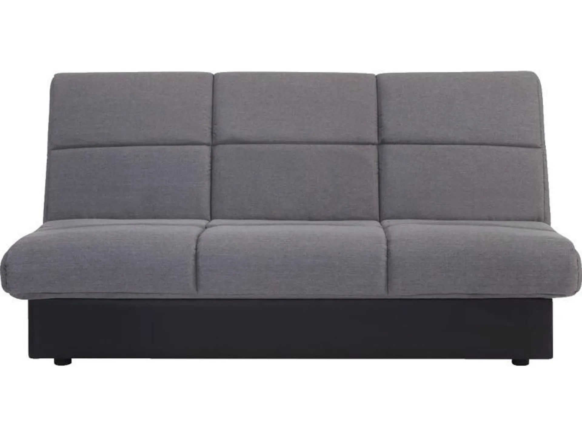 Canape clic-clac enzo - 3 places - gris