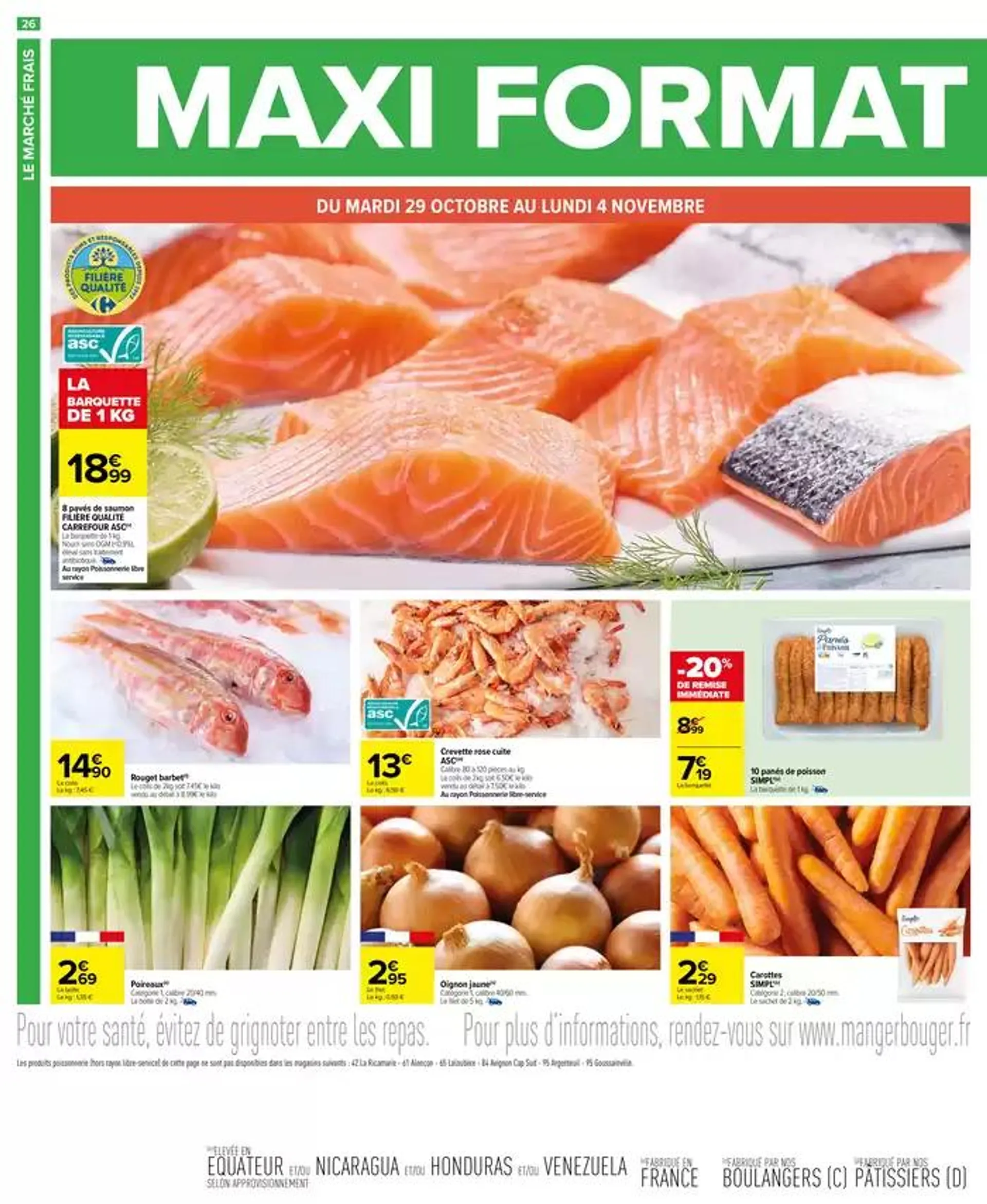 MAXI FORMAT MINI PRIX du 25 octobre au 11 novembre 2024 - Catalogue page 26