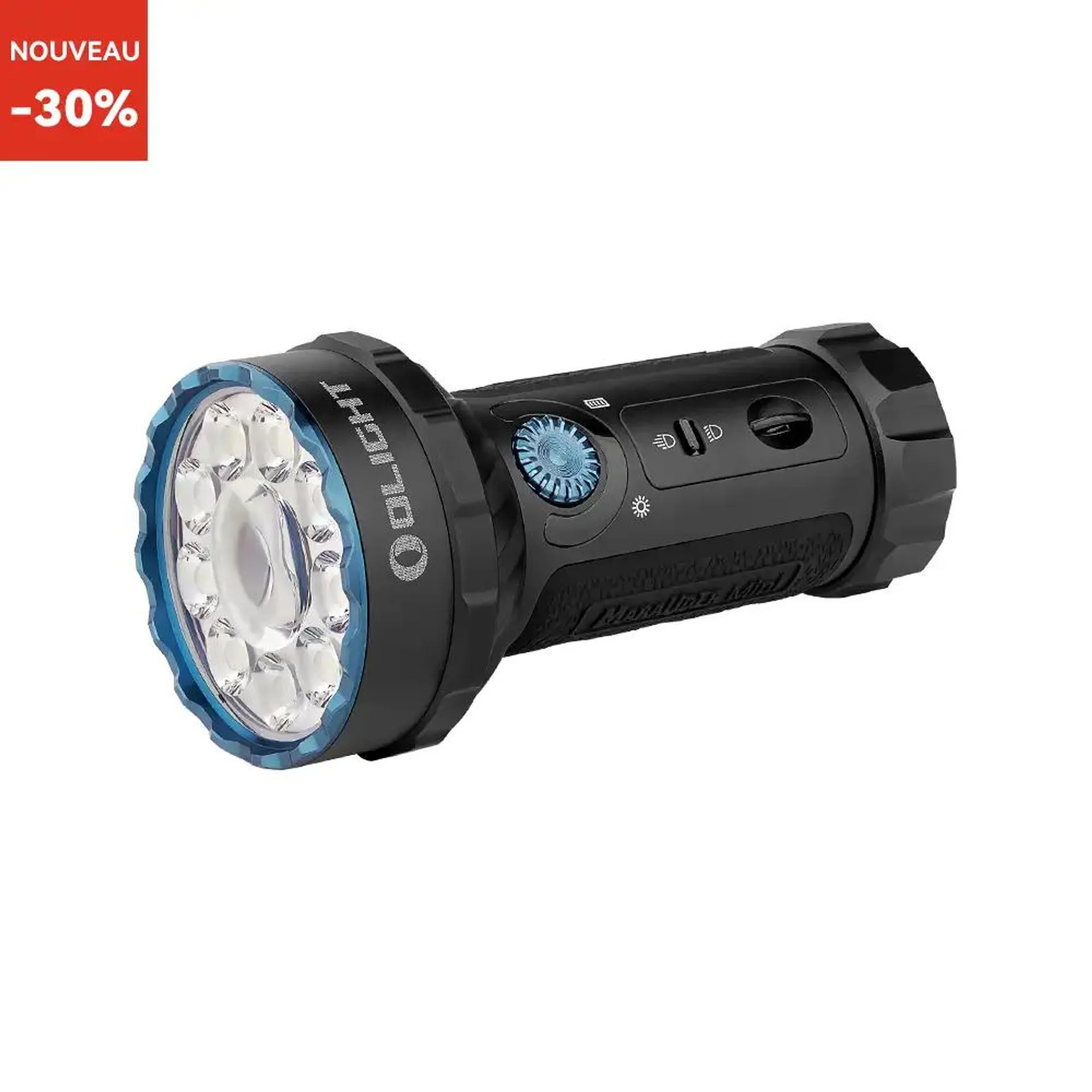 Olight Marauder Mini - Lampe Torche Puissante Rechargeable 7000 Lumens