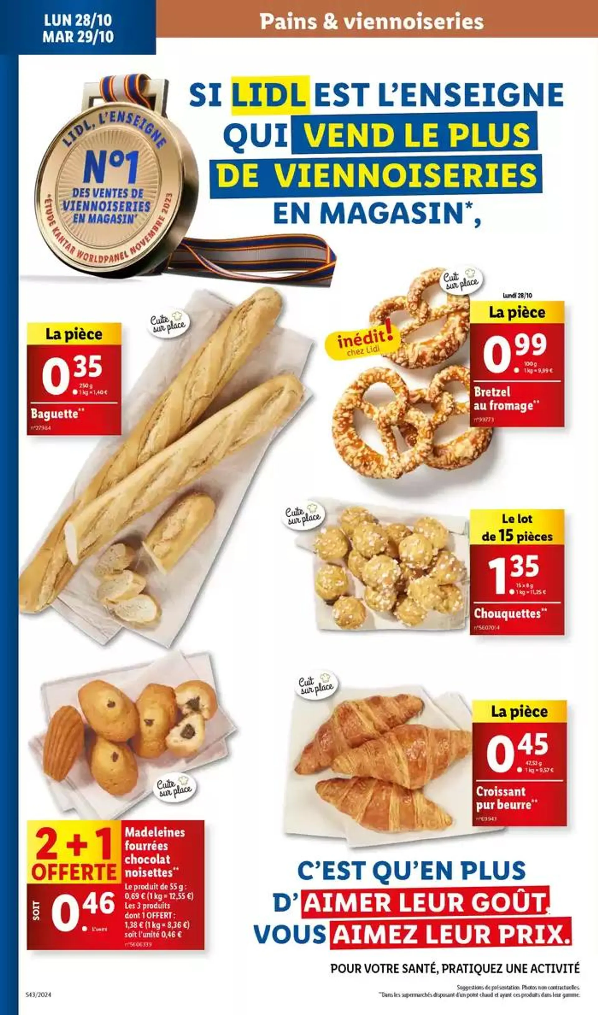 L'hiver approche ! Cette semaine, retrouvez des produits réconfortants, toujours à prix Lidl du 23 octobre au 29 octobre 2024 - Catalogue page 32