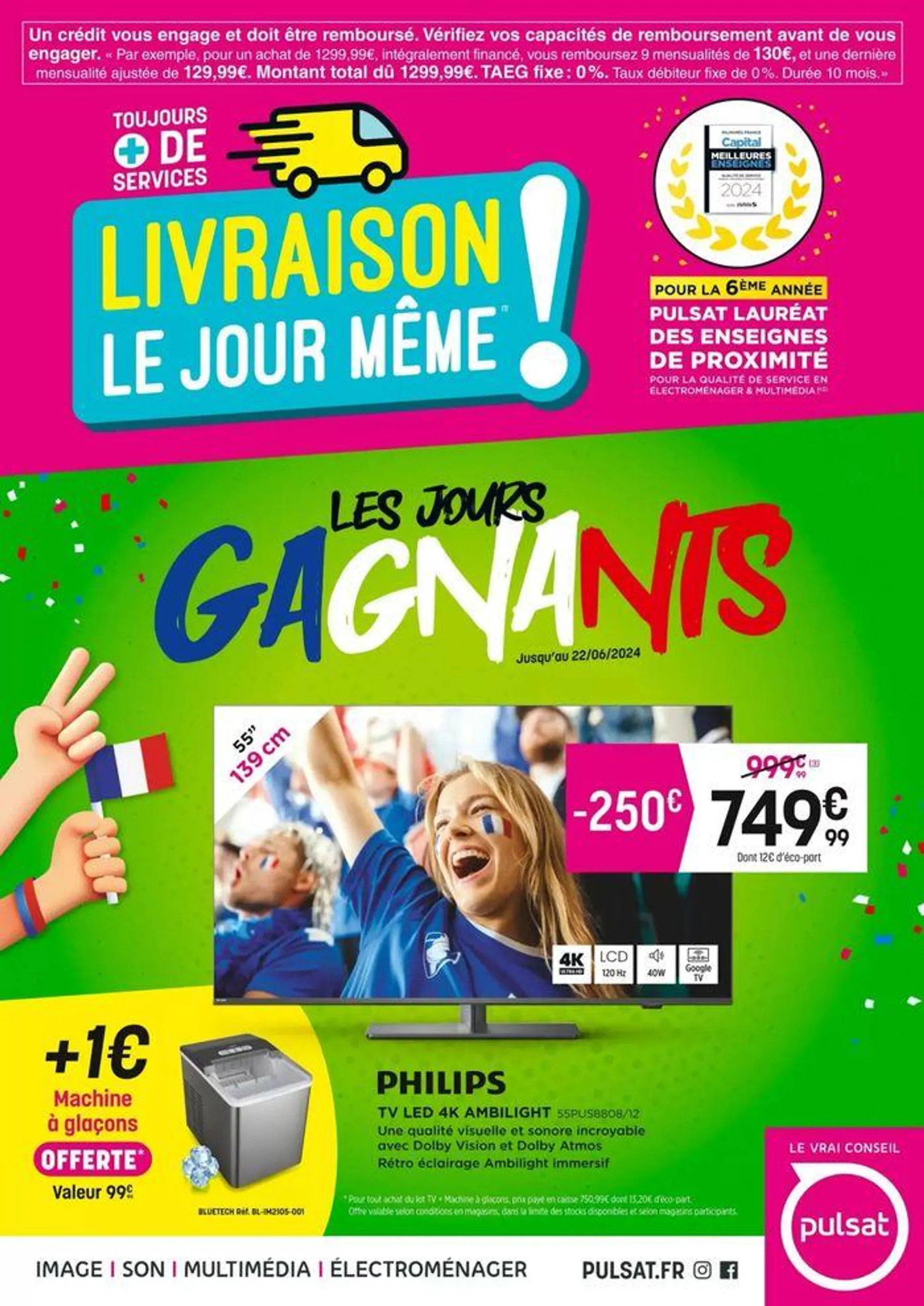 LIVRAISON LE JOUR MÊME ! - 1