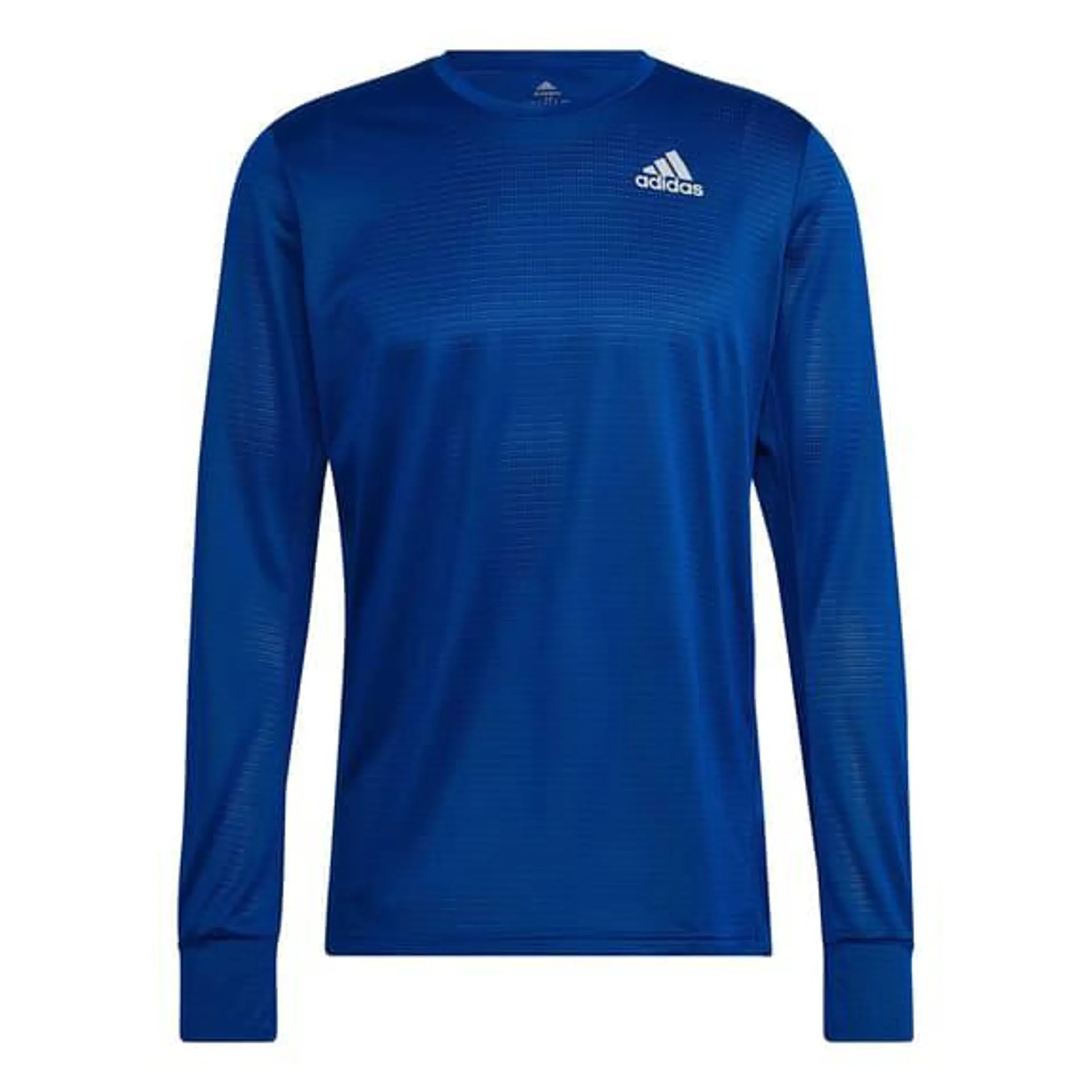 T-shirt adidas Own The Run manche longue bleu marine