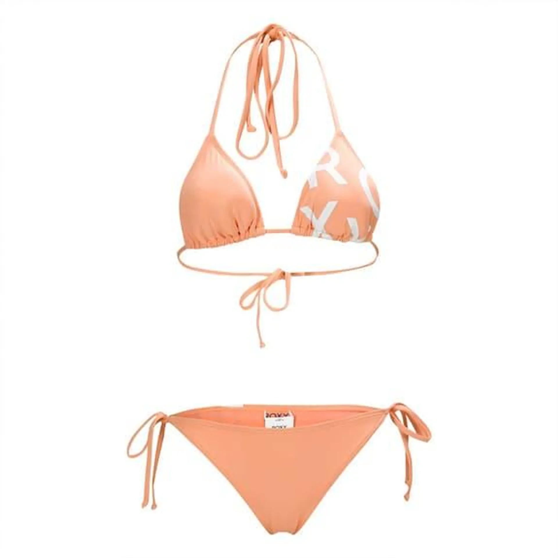 Bikini Roxy Beach Classics Tie Side orange rose blanc femme