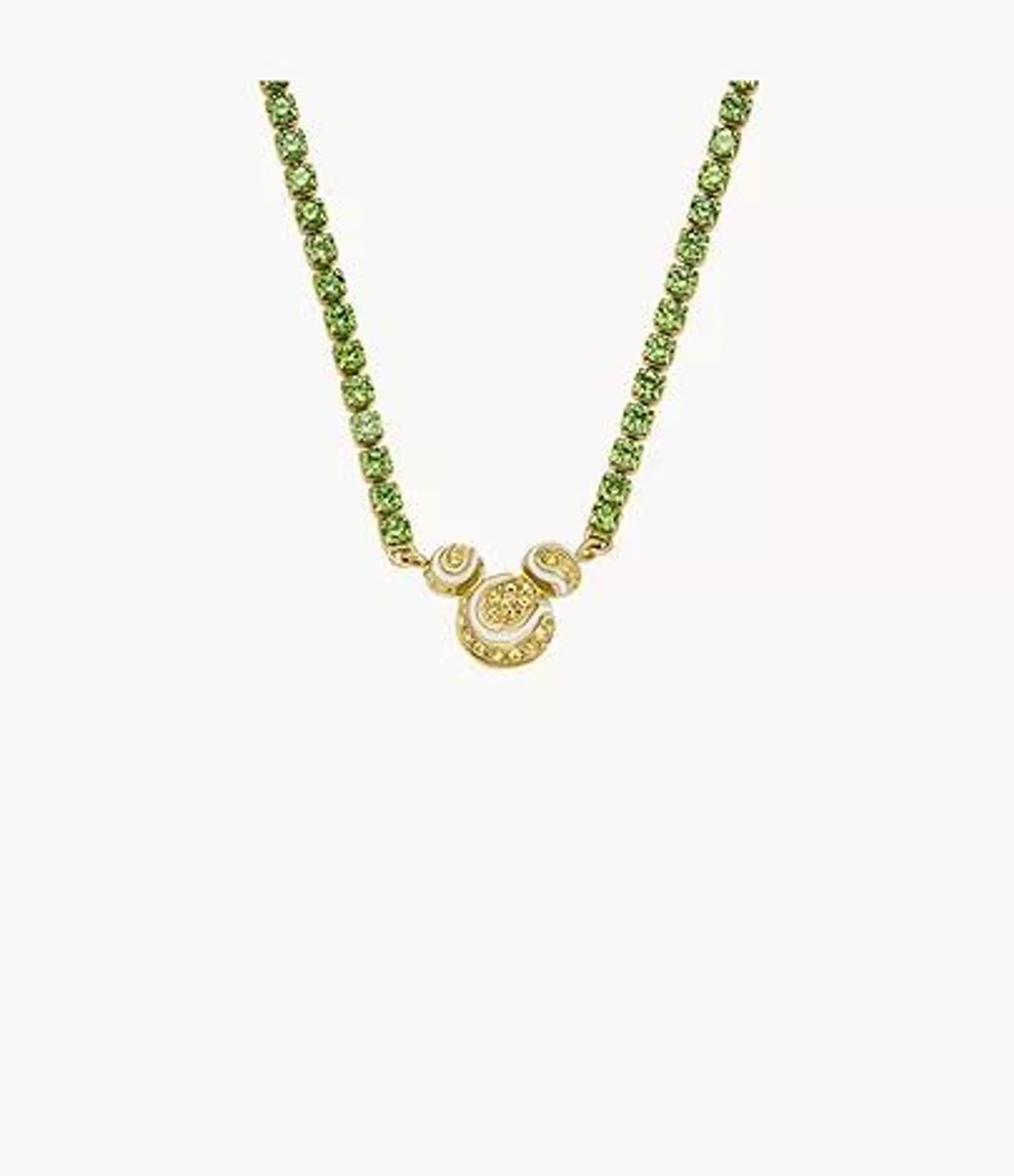 Collier de tennis Mickey Mouse Disney Fossil en cristal, édition spéciale