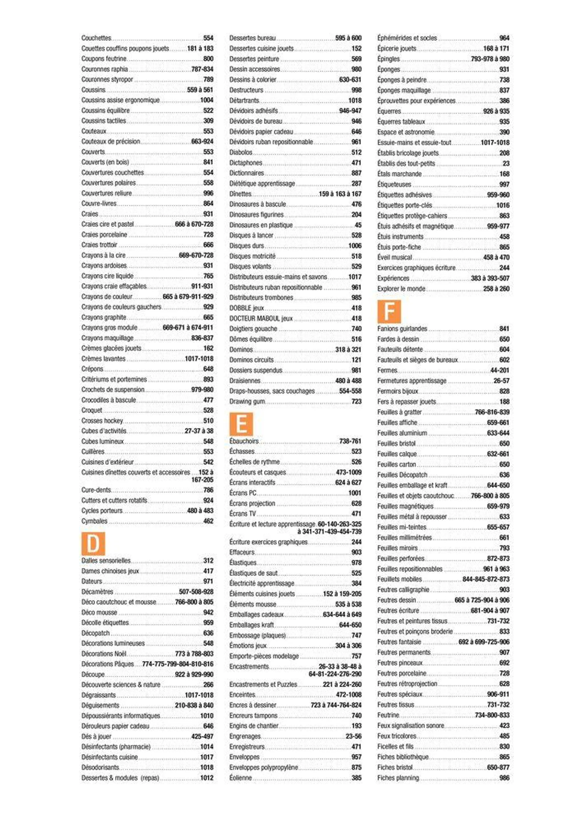 Education & Loisirs 2024 du 4 mars au 31 décembre 2024 - Catalogue page 19