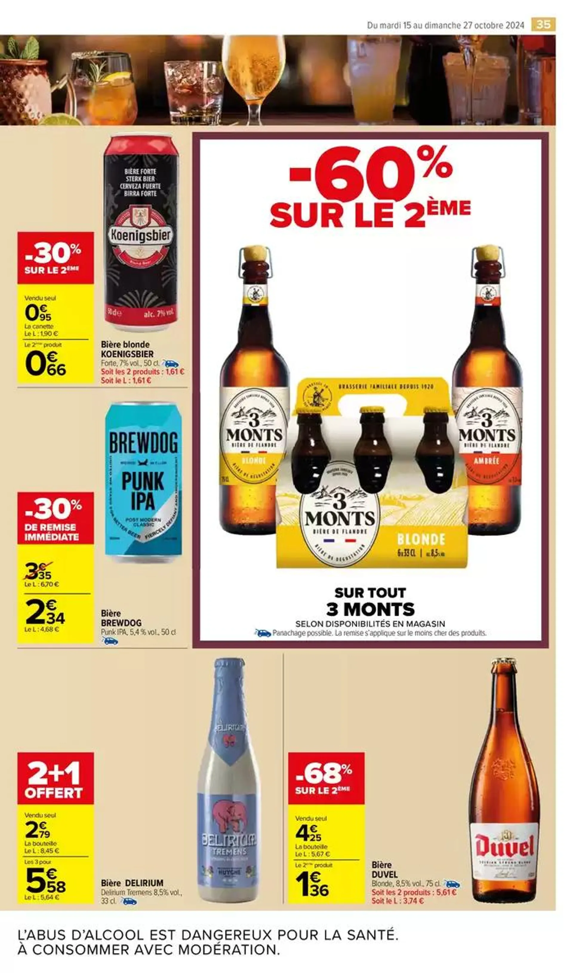 BIÈRES ET ALCOOLS du 15 octobre au 27 octobre 2024 - Catalogue page 37