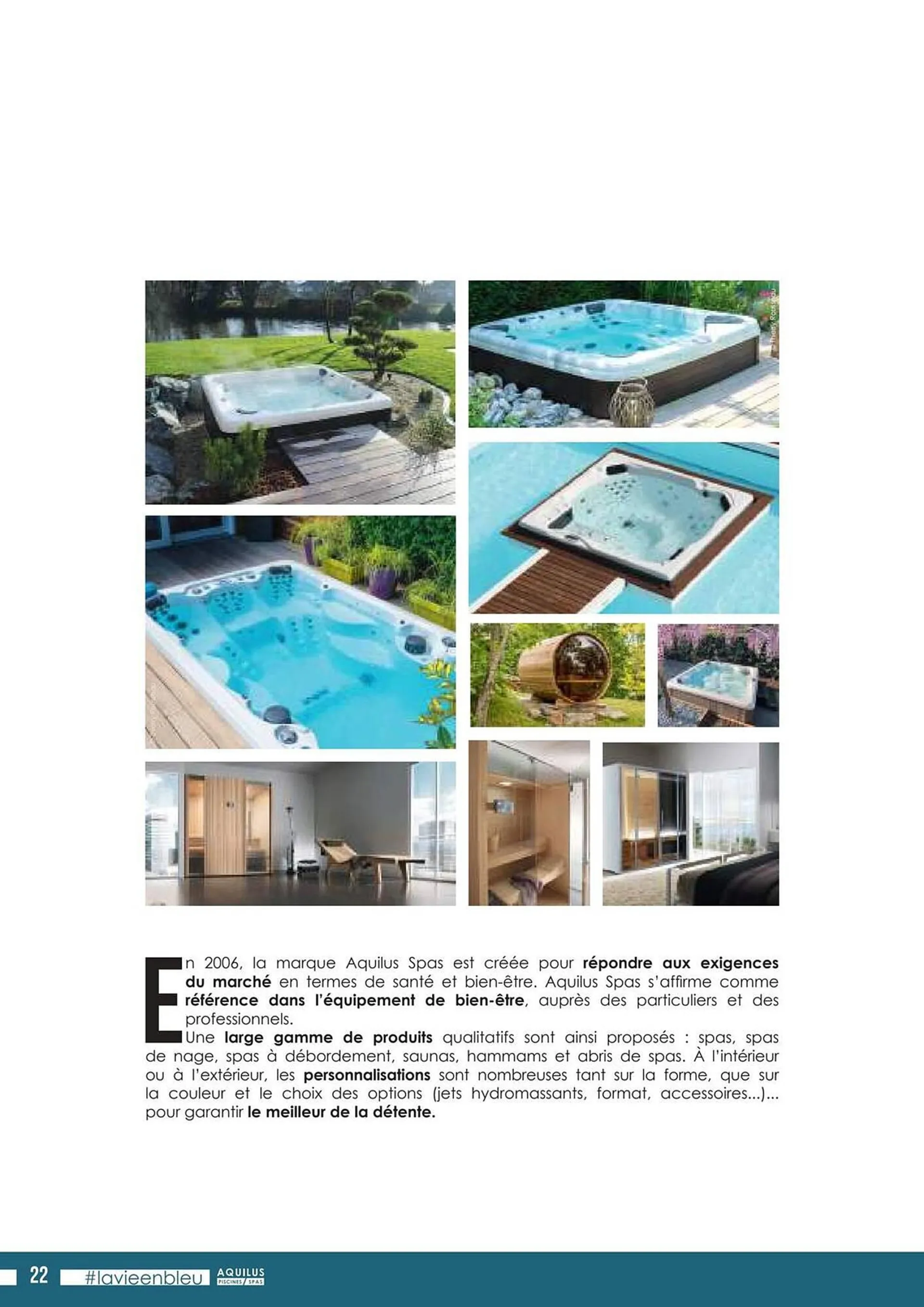 Catalogue Aquilus Piscines du 23 octobre au 31 décembre 2023 - Catalogue page 22