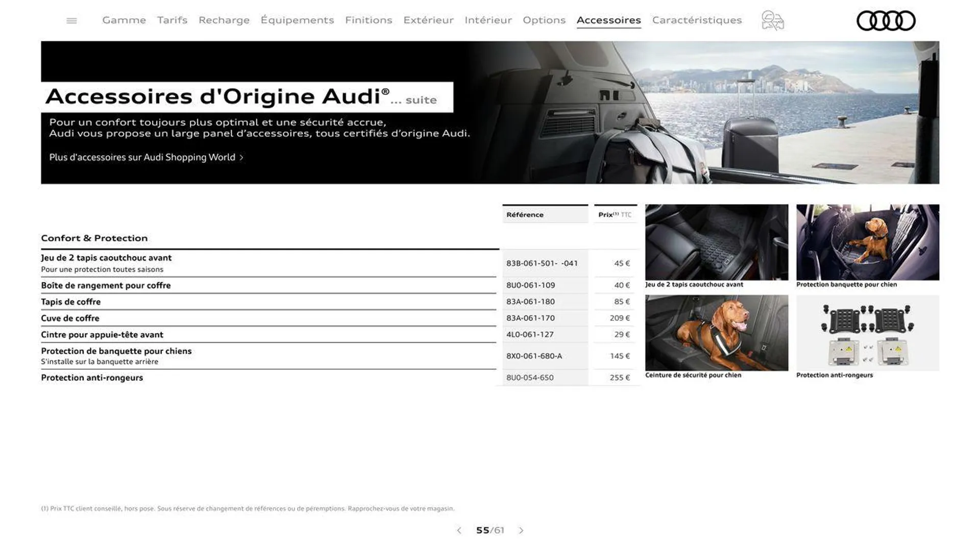 Audi Q3 du 20 août au 31 décembre 2024 - Catalogue page 55