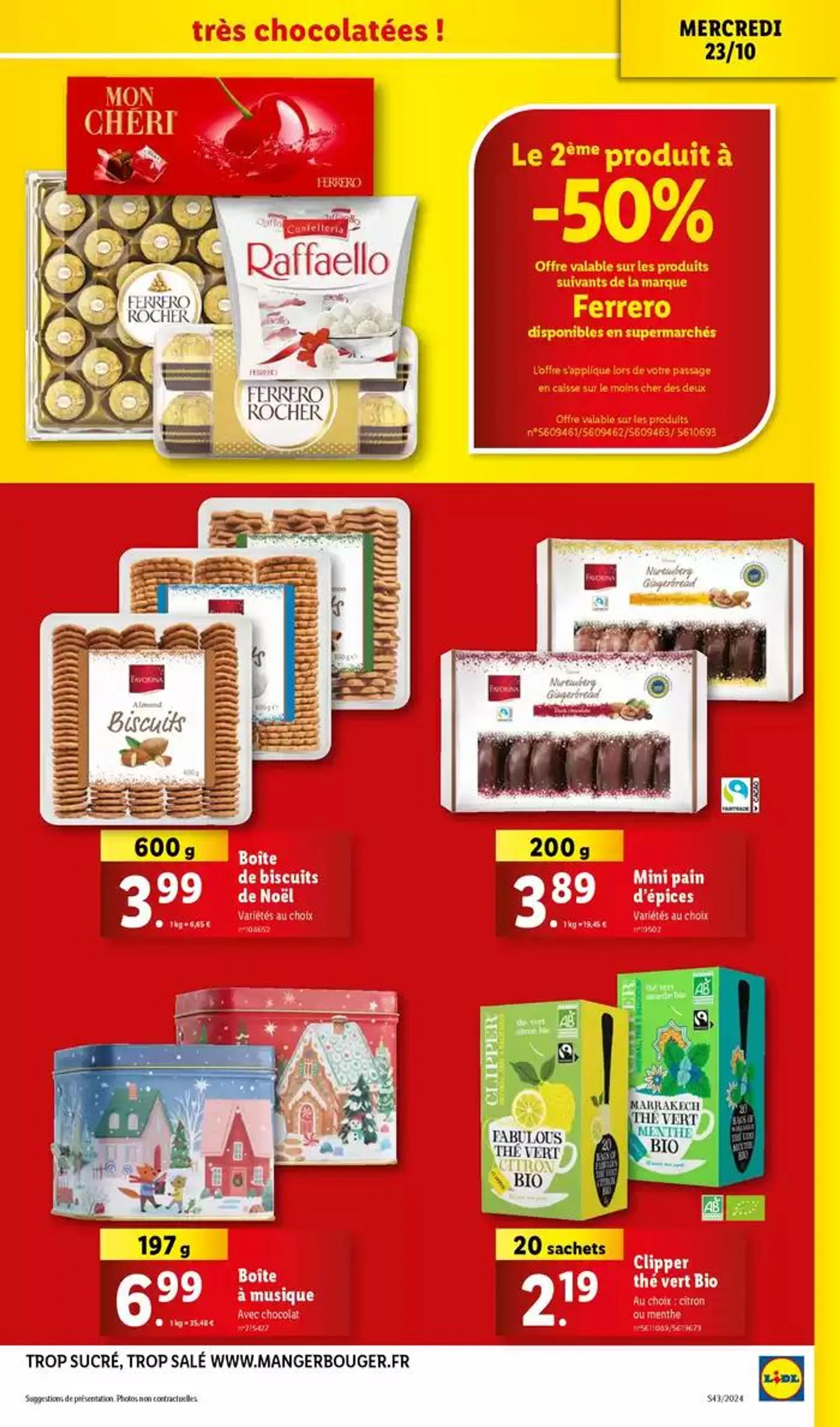 L'hiver approche ! Cette semaine, retrouvez des produits réconfortants, toujours à prix Lidl du 23 octobre au 29 octobre 2024 - Catalogue page 21