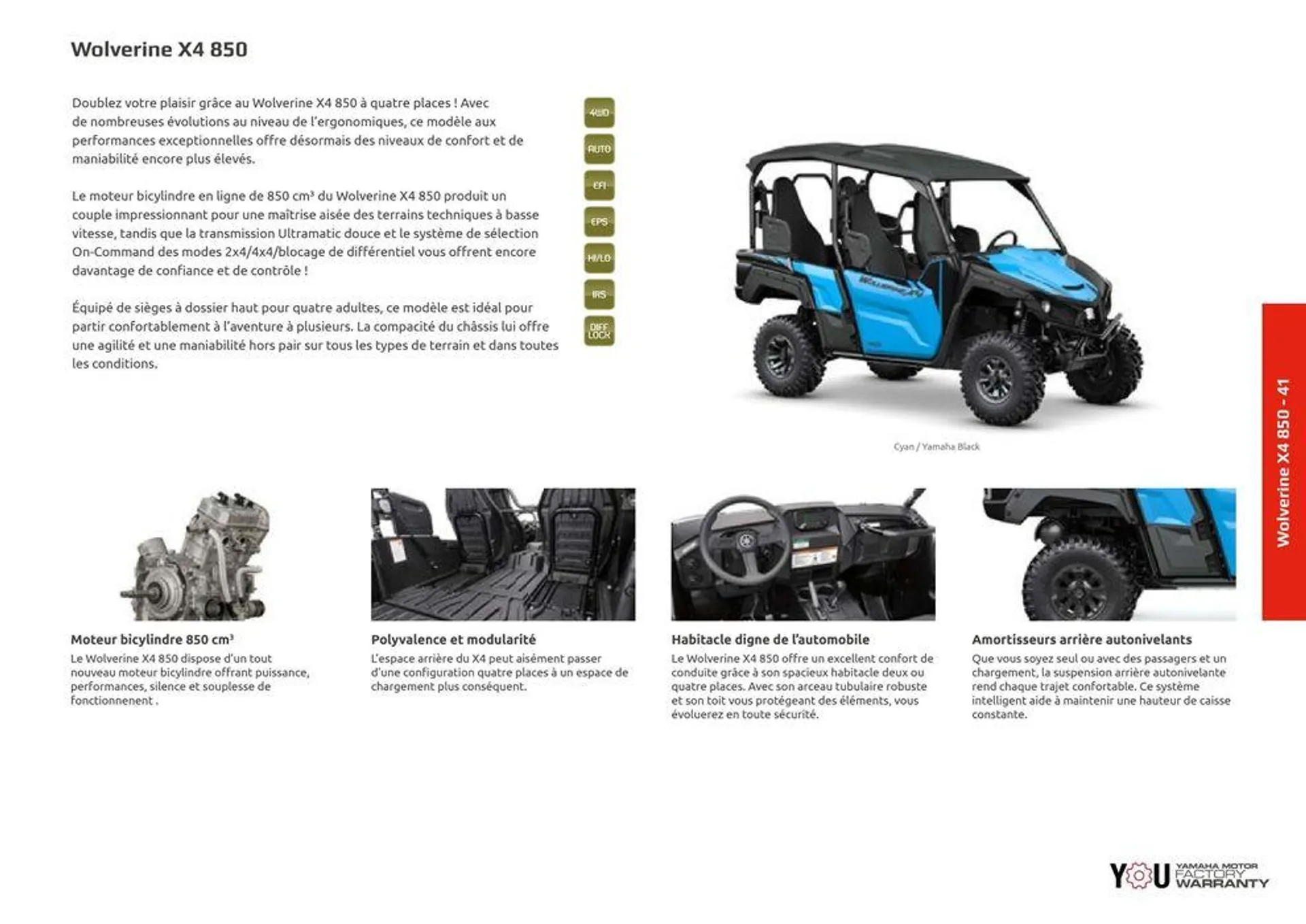 Catalogue Yamaha Quatre roues - Quads et SSV - 35