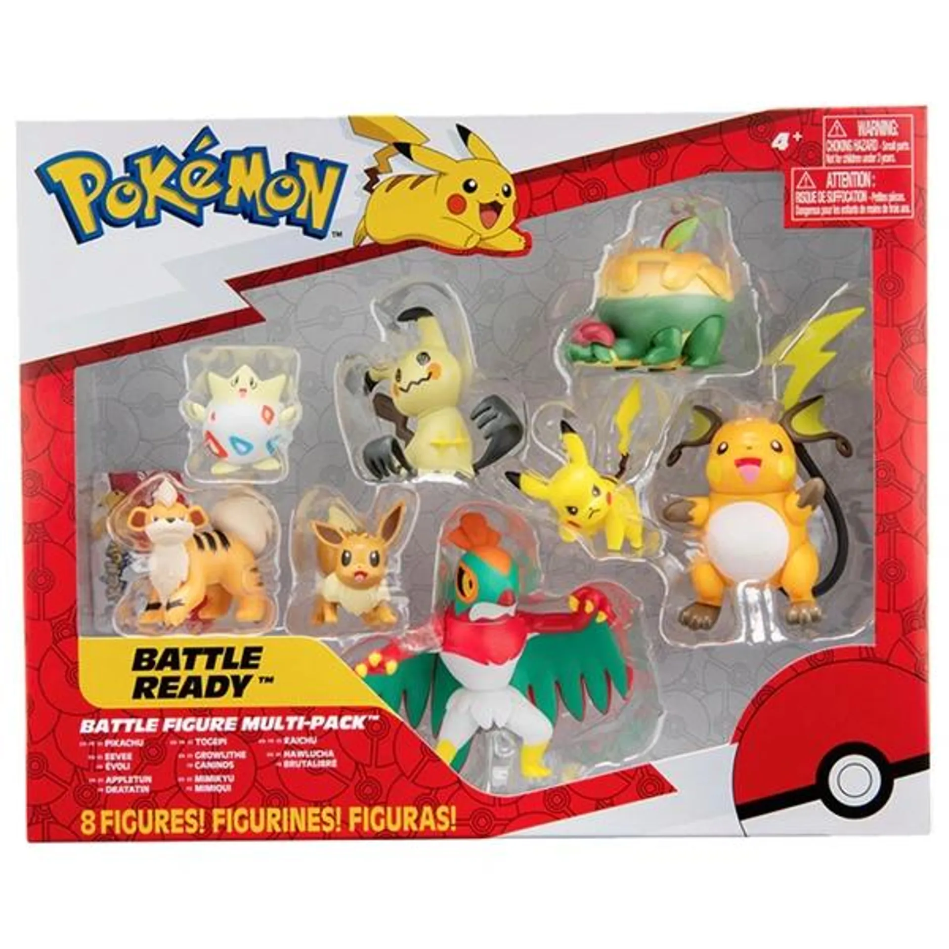 Pokémon - Pack de 8 Figurines