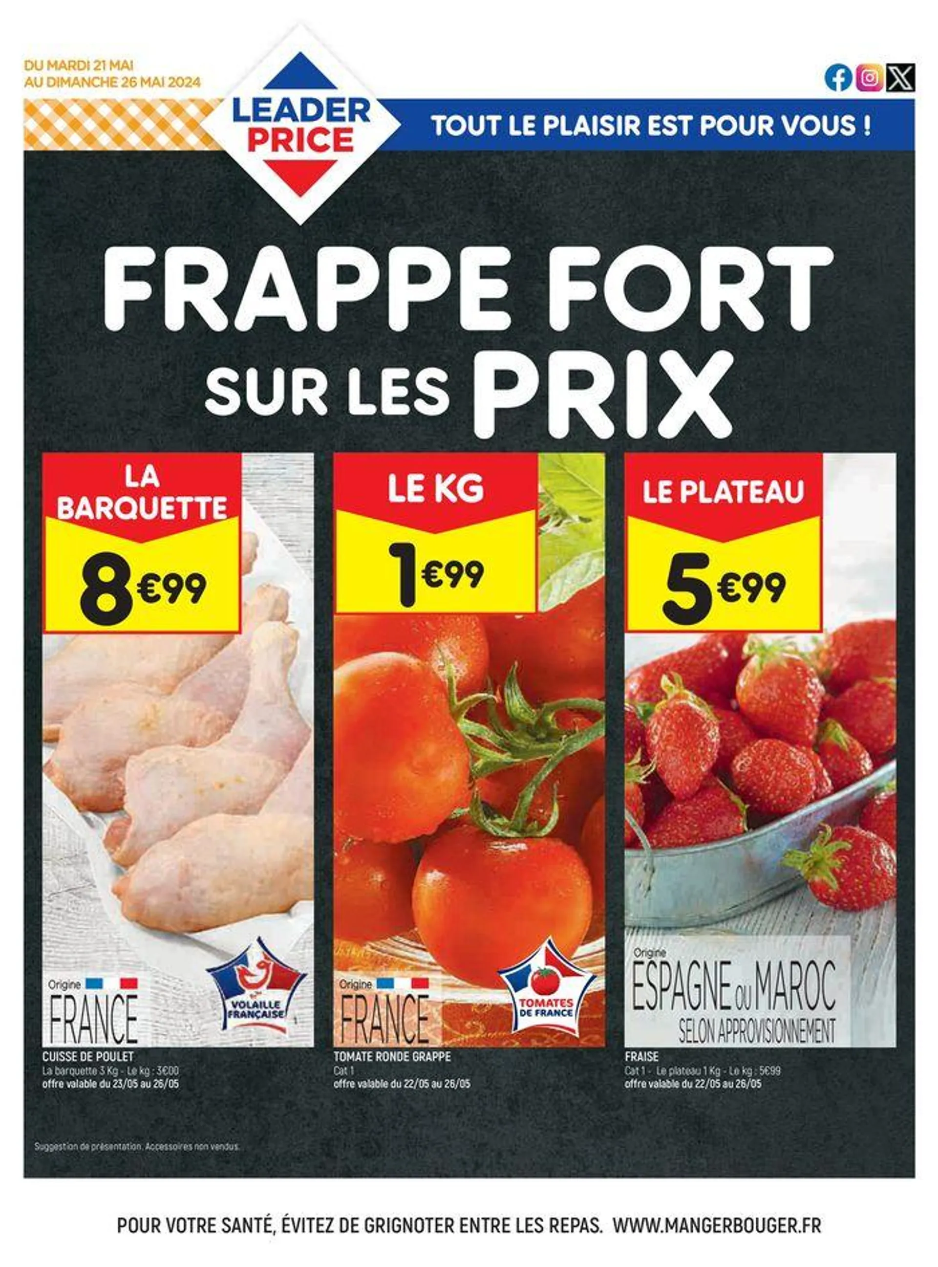 FRAPPE FORT SUR LES PRIX - 1