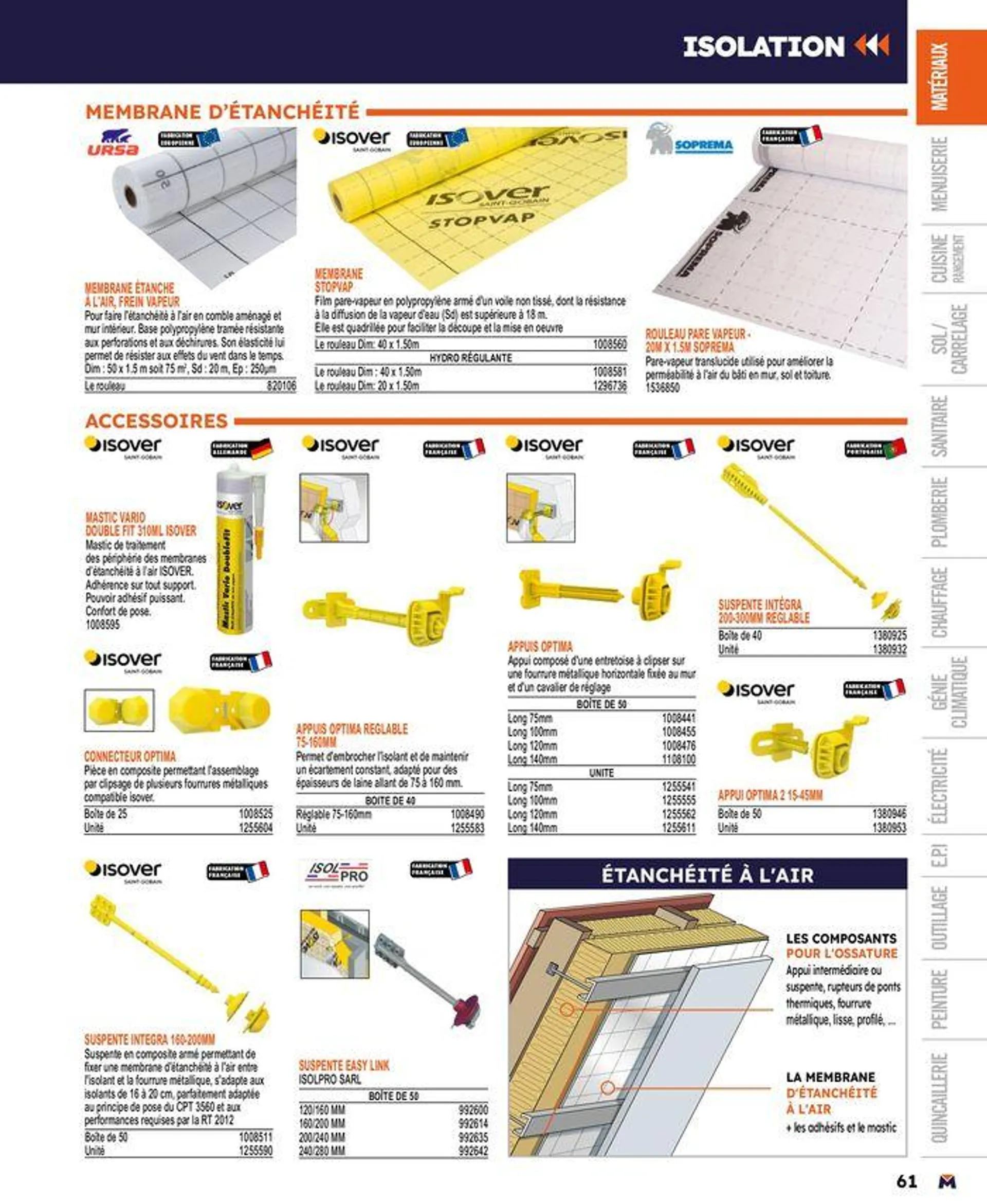 Guide produits 2024 du 15 mars au 31 décembre 2024 - Catalogue page 61