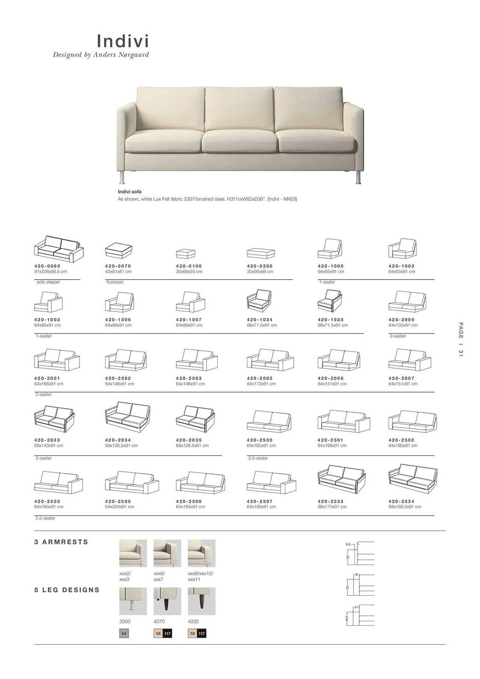 Catalogue BoConcept du 9 avril au 31 décembre 2024 - Catalogue page 31