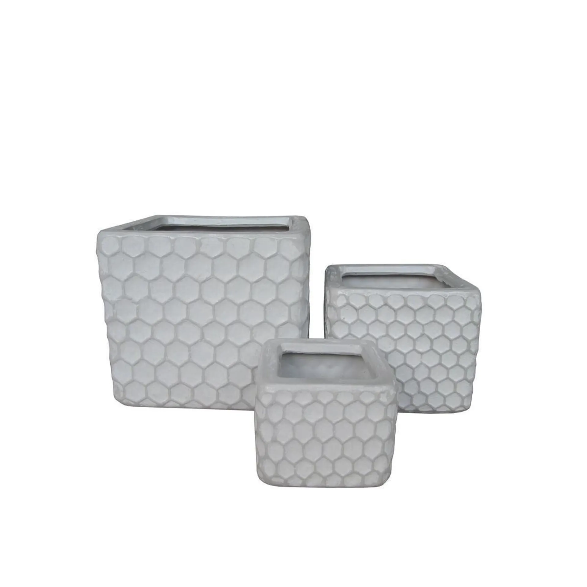 POT CERAMIQ SCANDI 3ASS GRIS