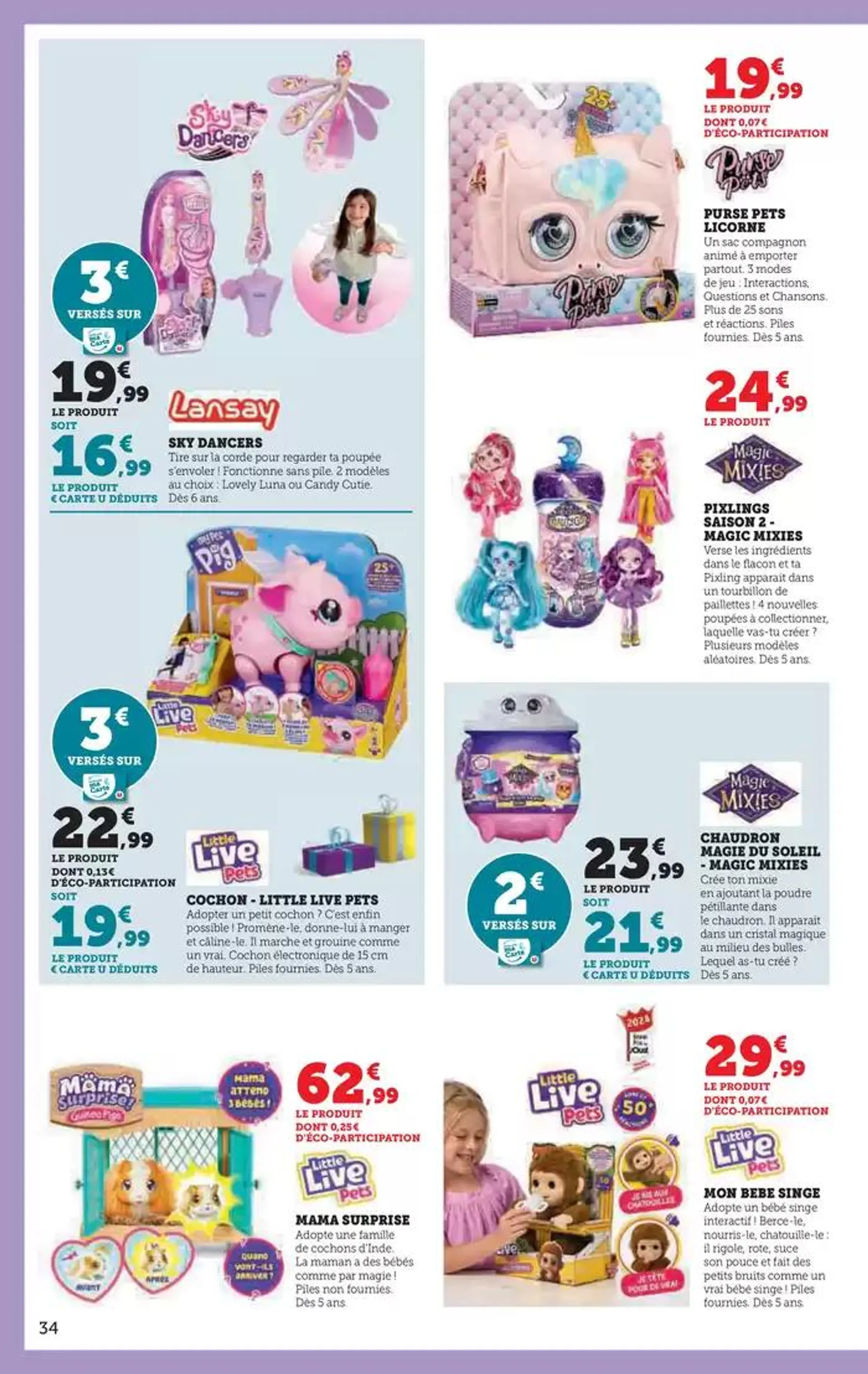 Jouets du 22 octobre au 8 décembre 2024 - Catalogue page 34